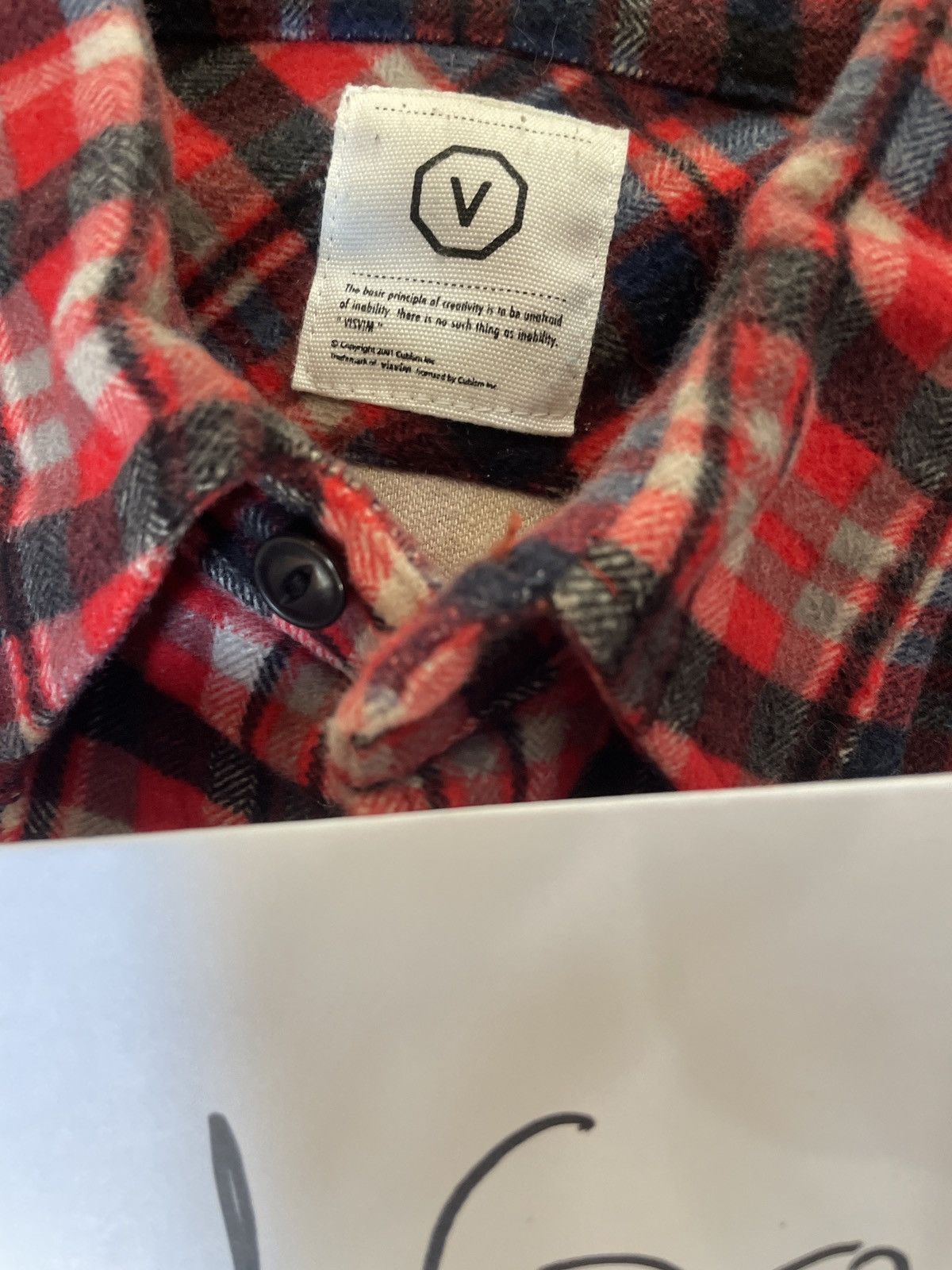 Visvim Visvim Plaid Print Long Sleeve Western Shirt Size US M / EU 48-50 / 2 - 6 Thumbnail