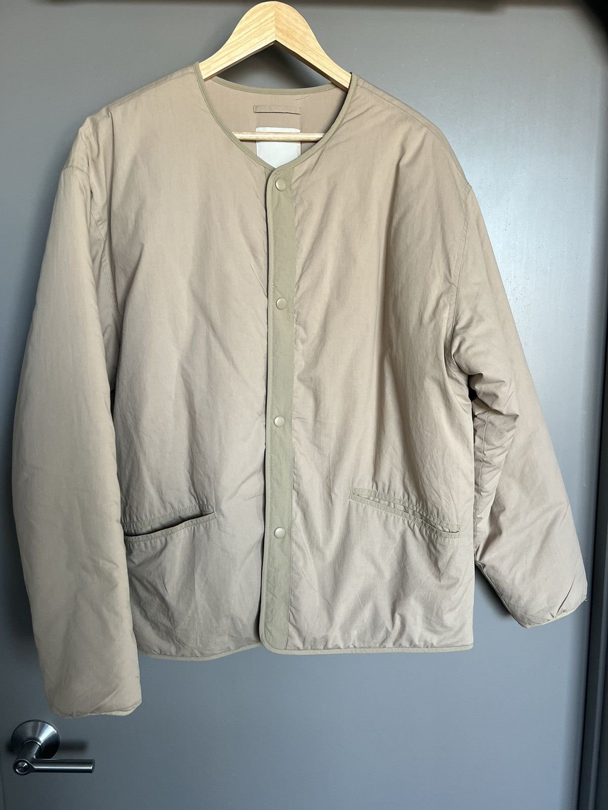 image of Satta Dojo Jacket Insulated in Beige, Men's (Size Medium)