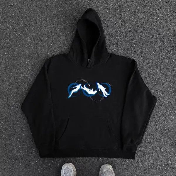 VIBE Vintage Hip Hop Personalized Printed Hooded Sweatshirt Size US XL / EU 56 / 4 - 5 Thumbnail
