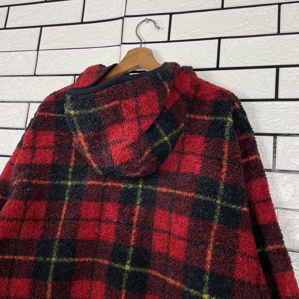 JW Anderson × Uniqlo Uniqlo x JW Anderson Tartan Hooded Deep Pile Jacket Size US XL / EU 56 / 4 - 9 Thumbnail