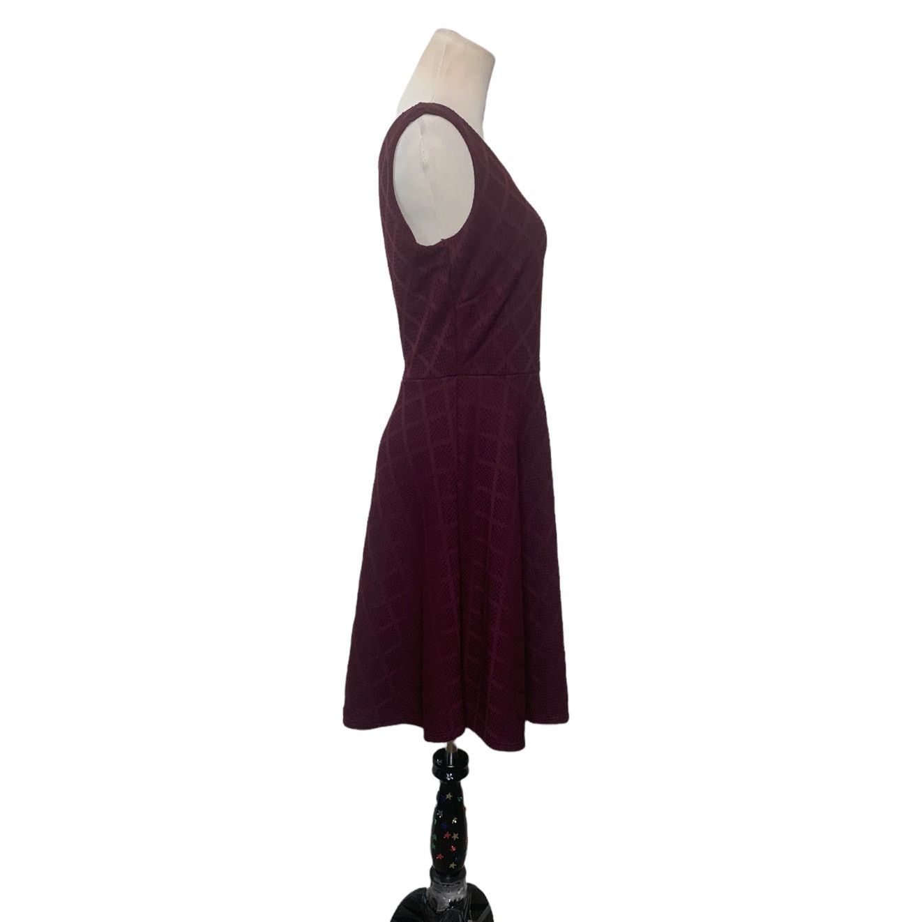 Anthropologie Le Lis sleeveless A-line purple mini dress size small Size S / US 4 / IT 40 - 2 Thumbnail