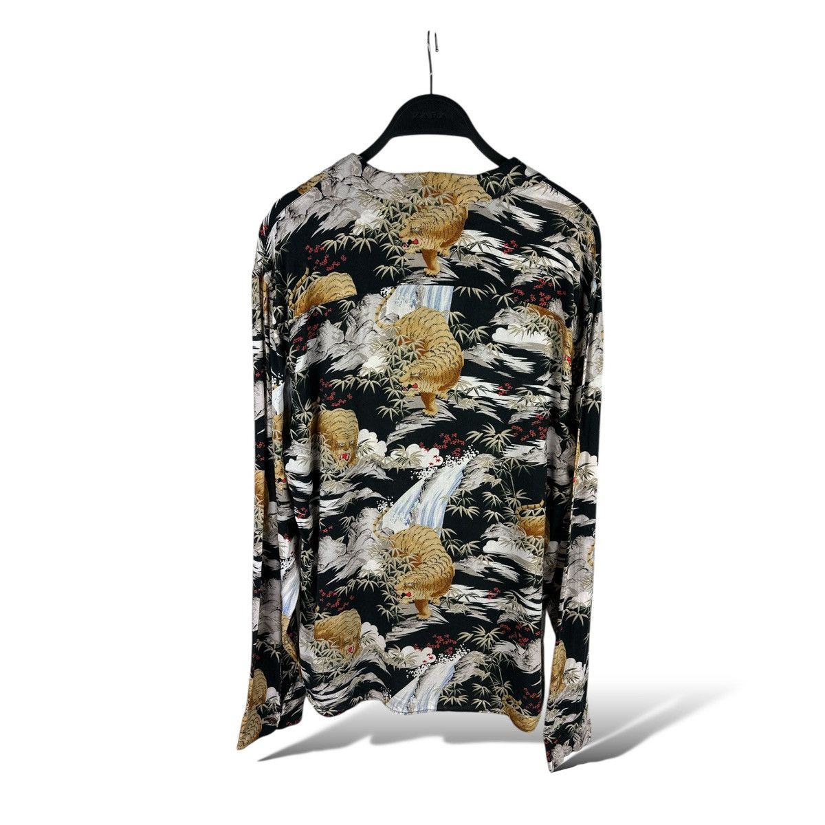Allsaints Allsaints Sumatra Long Sleeve Shirt Tiger Print Hawaiian Size US S / EU 44-46 / 1 - 16 Thumbnail