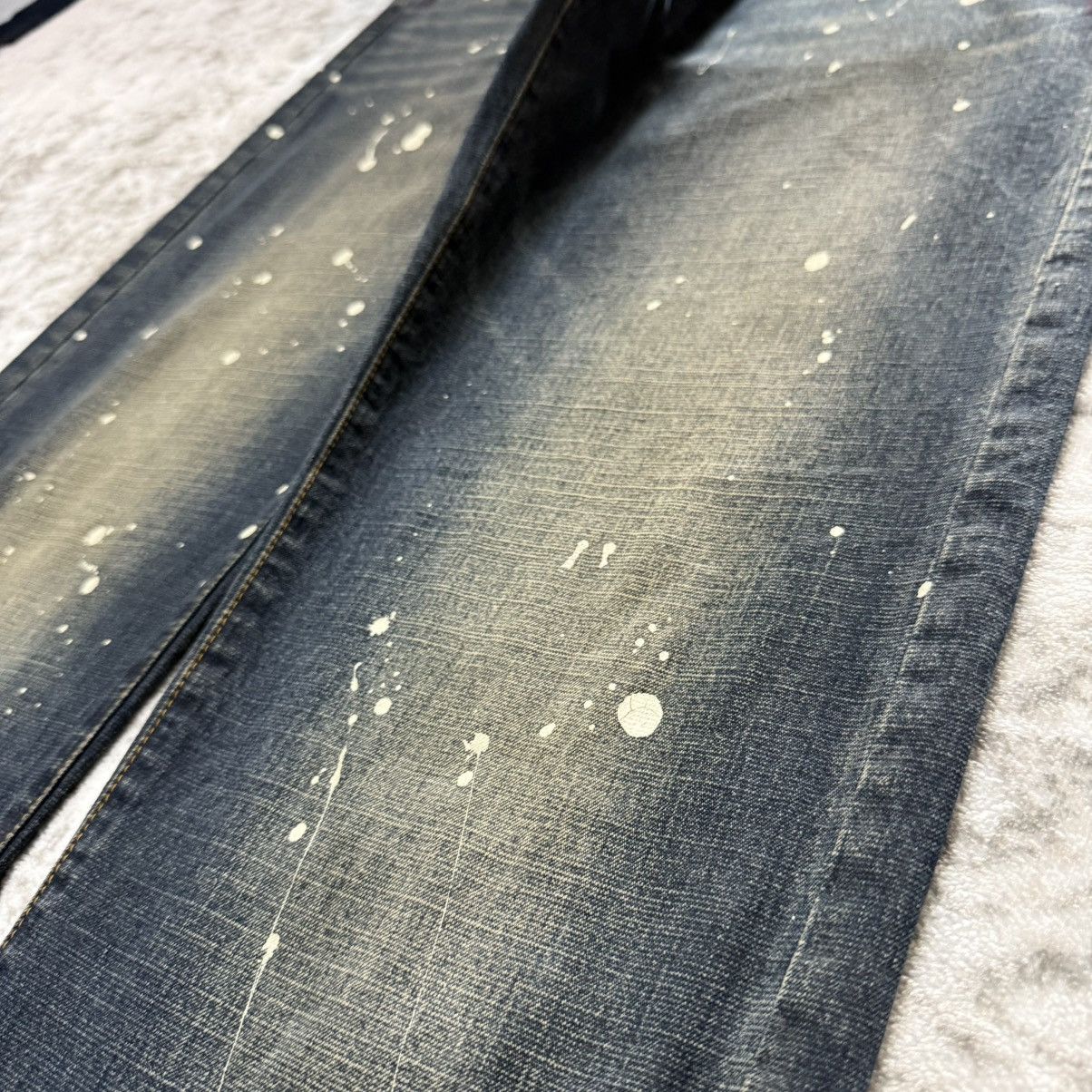 Oshkosh Vintage Oshkosh Paint Splatter Mud Wash Loose Jeans Size US 34 / EU 50 - 8 Thumbnail