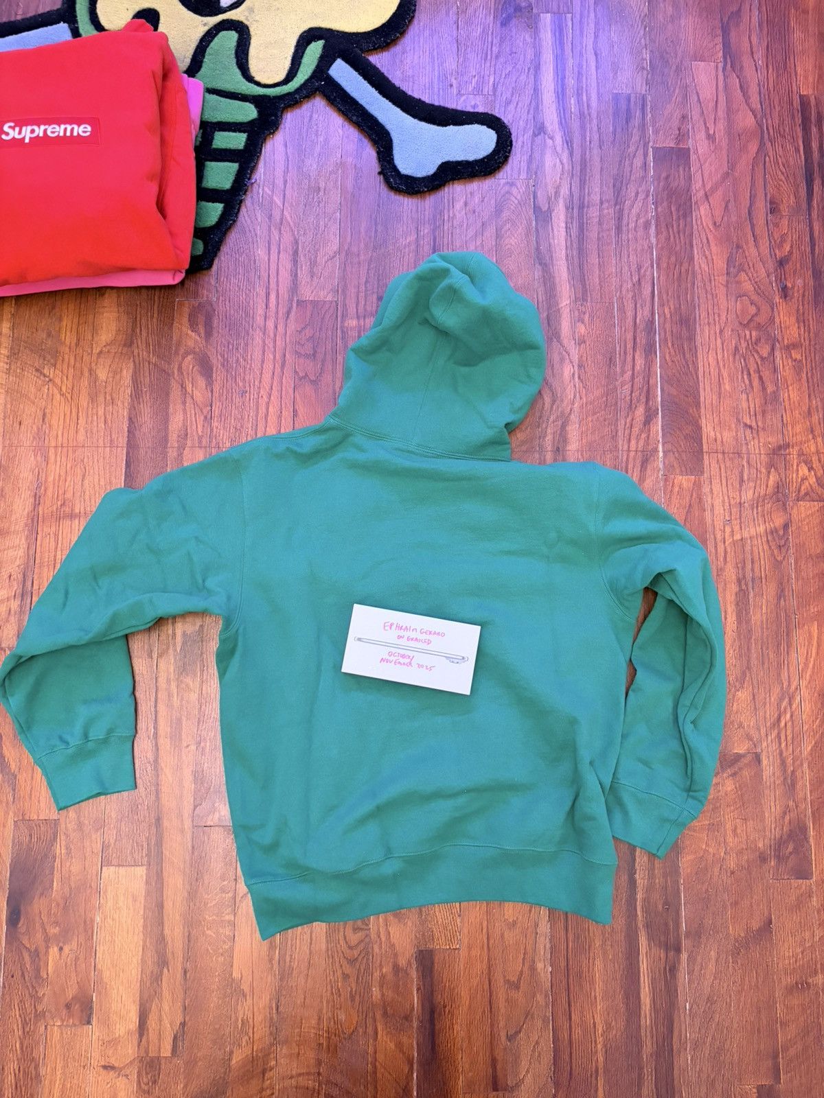 Supreme Supreme Bling Box Logo Hoodie Green M Size US M / EU 48-50 / 2 - 10 Thumbnail