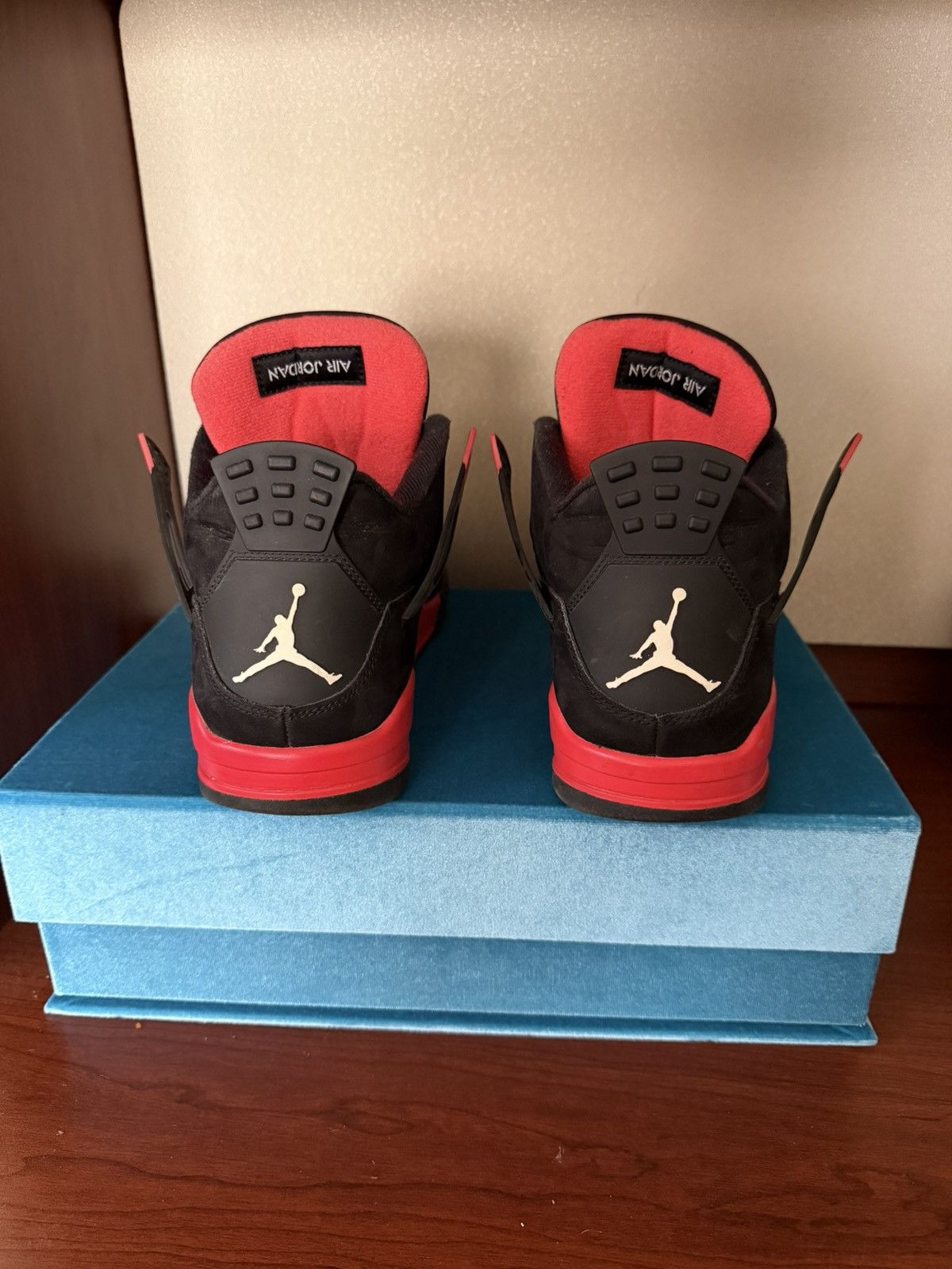 Jordan Brand Air Jordan Red Thunder 4 Size US 11.5 / EU 44-45 - 5 Thumbnail