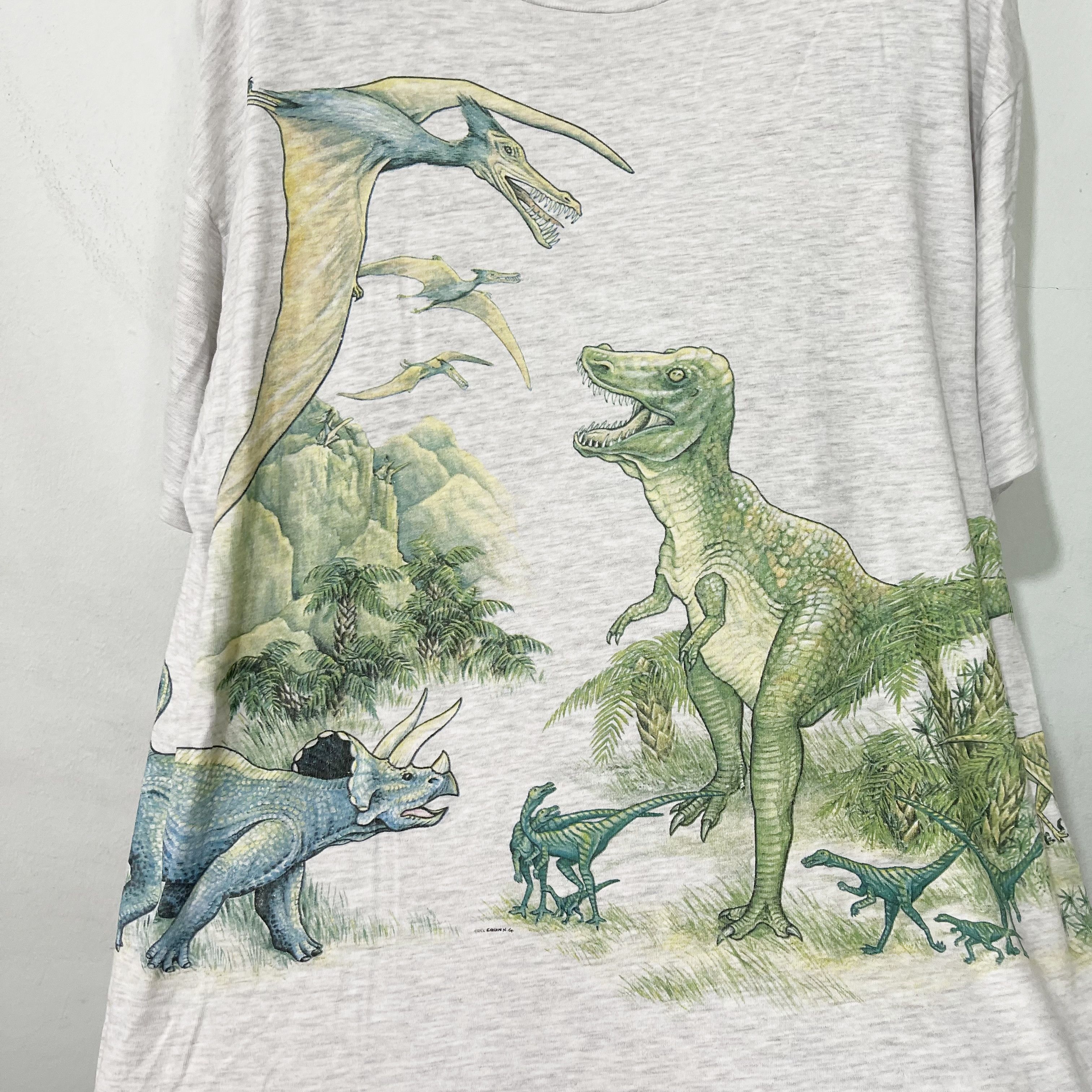 Vintage Vintage 90s Dinosaur Shirt Size US L / EU 52-54 / 3 - 2 Thumbnail