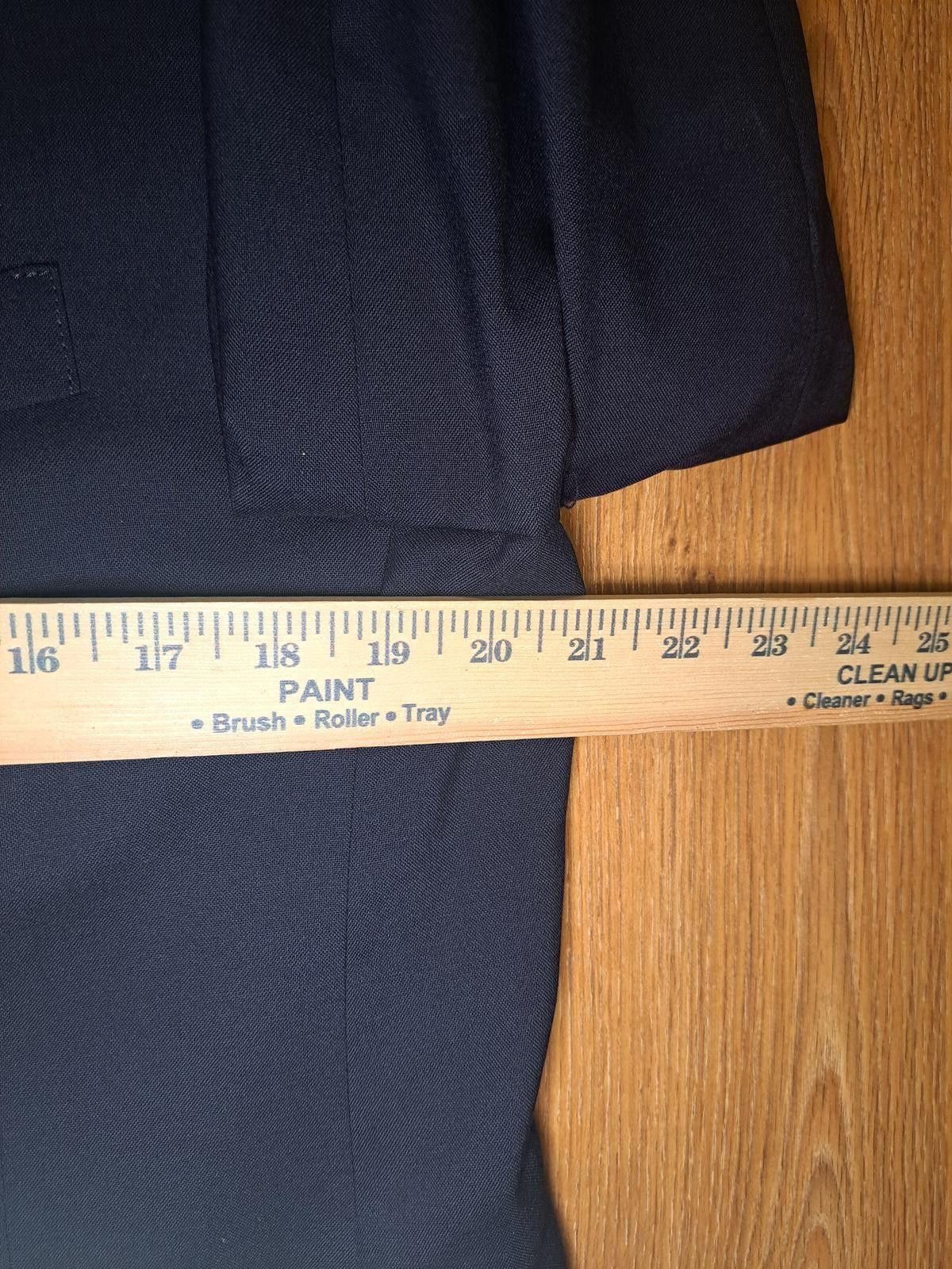 Hart Schaffner Marx Hart Schaffner Marx Blazer Mens 41R Navy Blue Gold Buttons Size 40R - 10 Thumbnail