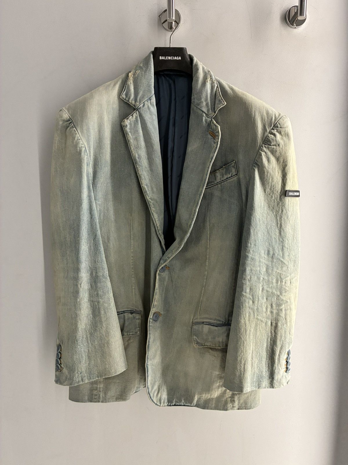 BALENCIAGA Skater Denim Blazer