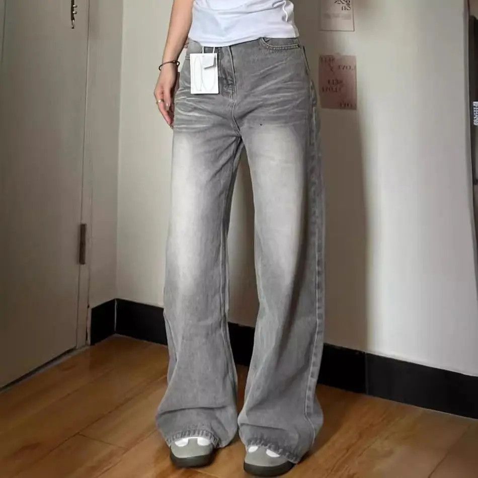 Japanese Brand Retro straight leg loose wide leg jeans Size US 32 / EU 48 - 3 Thumbnail