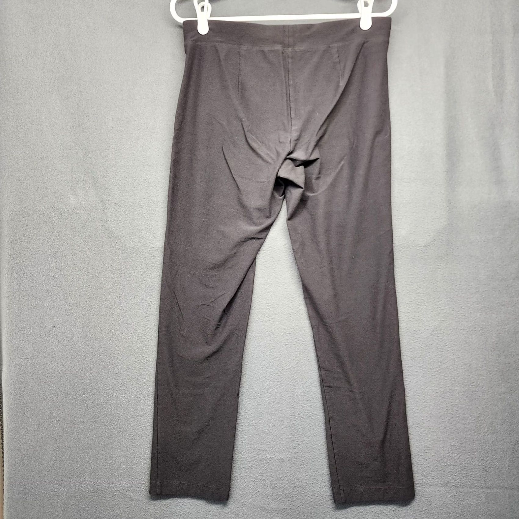Eileen Fisher Eileen Fisher Pant Women Small Black Pull On Elastic Waist Stretch Legging Ankle Womens S Black Pull On Elastic Waist Ankle Legging Size 28" / US 6 / IT 42 - 2 Thumbnail