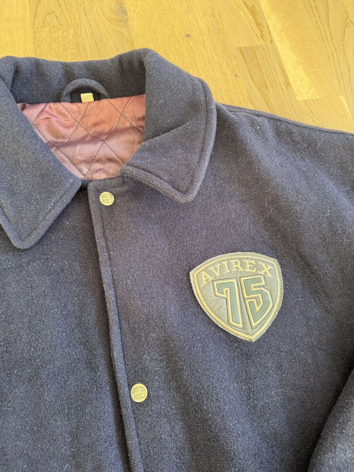 Avirex × Vintage Avirex USA 25 year Anniversary wool jacket XXL Size US XXL / EU 58 / 5 - 2 Thumbnail