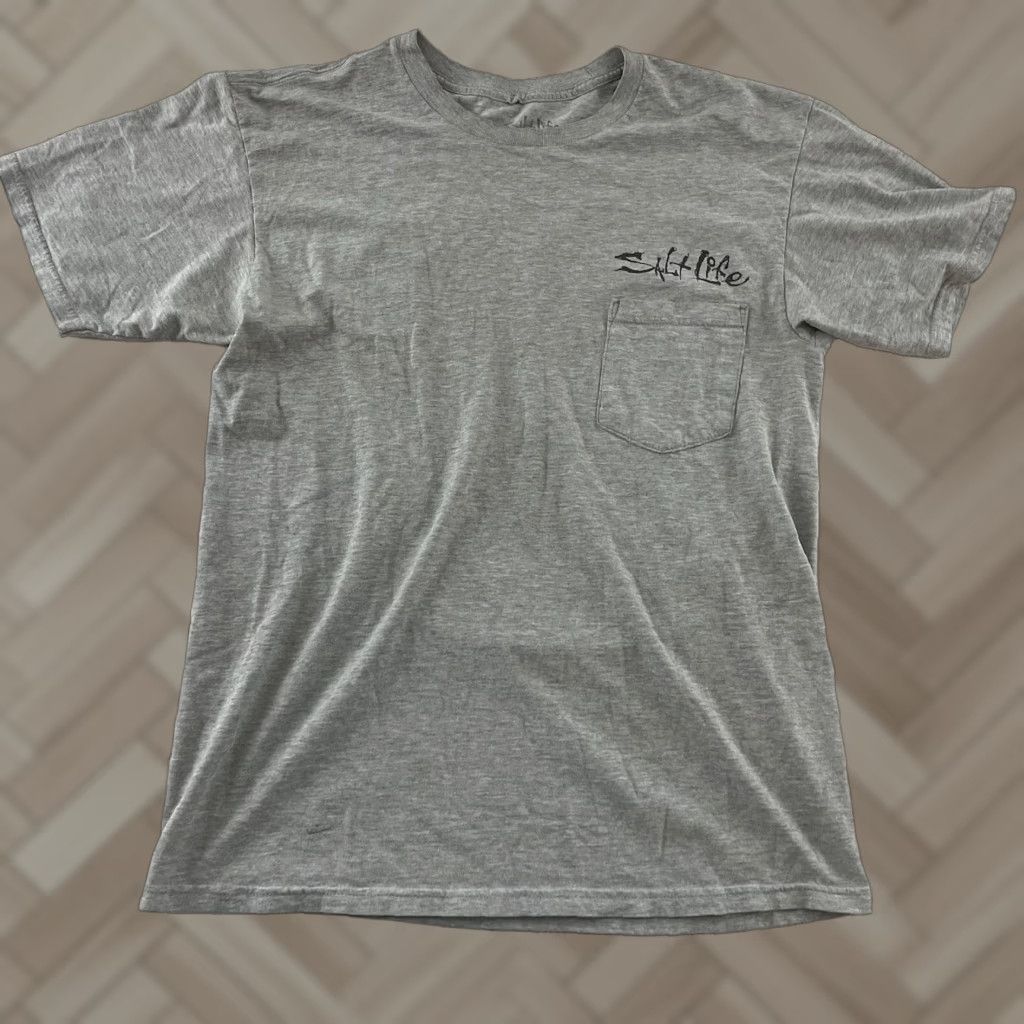Vintage Salt Life Hook Line & Sinker Short Sleeve T Shirt Men M Gray Shirt Mens Salt Life Hook Line & Sinker Short Sleeve T Shirt Gray M Size US M / EU 48-50 / 2 - 1 Thumbnail