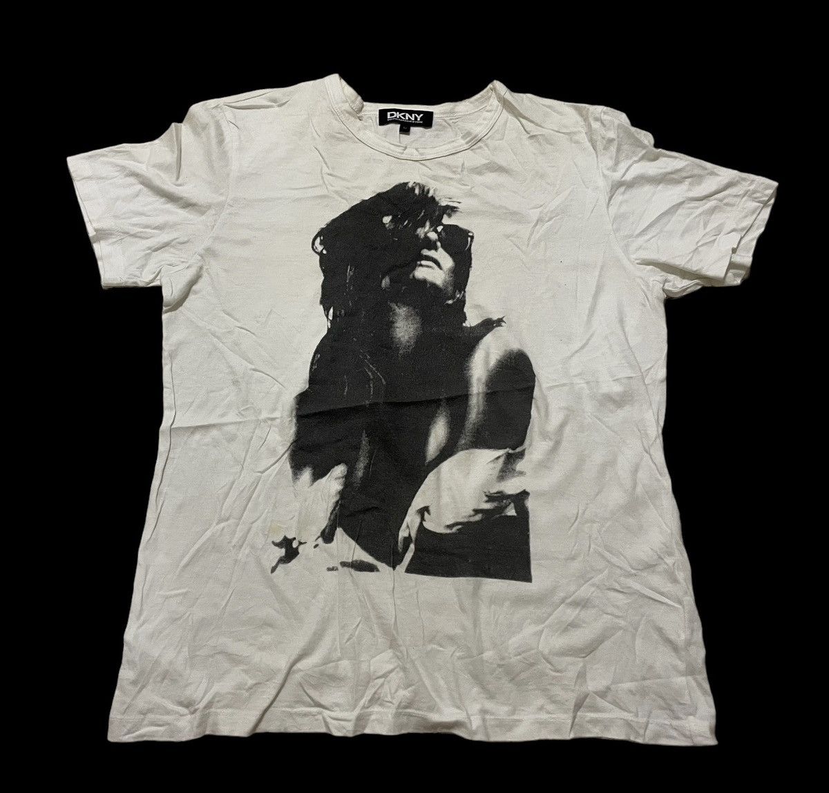 DKNY × Designer DKNY Tshirt Famous Artists Modeling Oasis Katty Perry Size US M / EU 48-50 / 2 - 1 Thumbnail