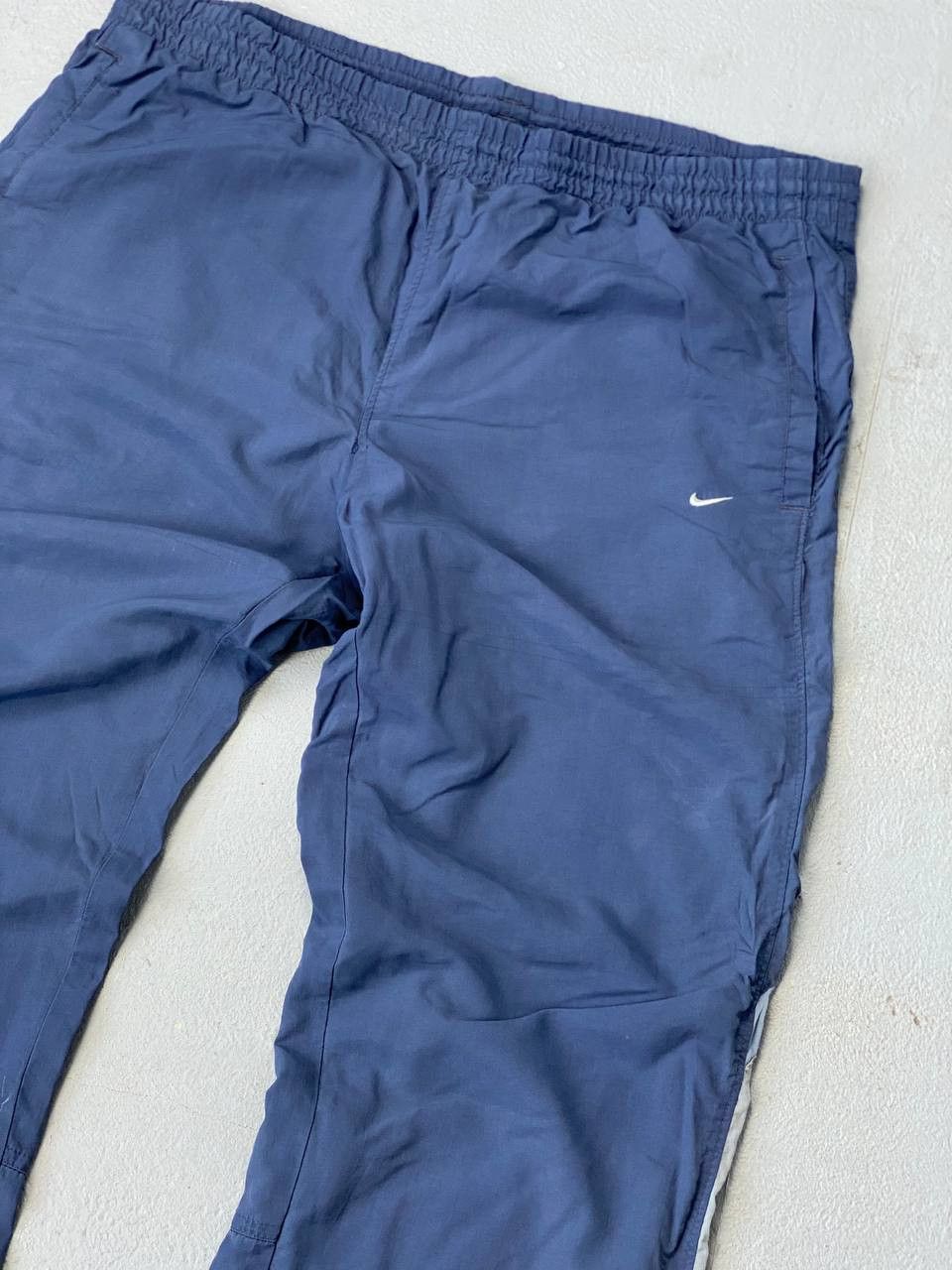 Nike × Vintage 💥Crazy Vintage Nike Wide Baggy Nylon Parachute Track Pants Size US 34 / EU 50 - 4 Thumbnail