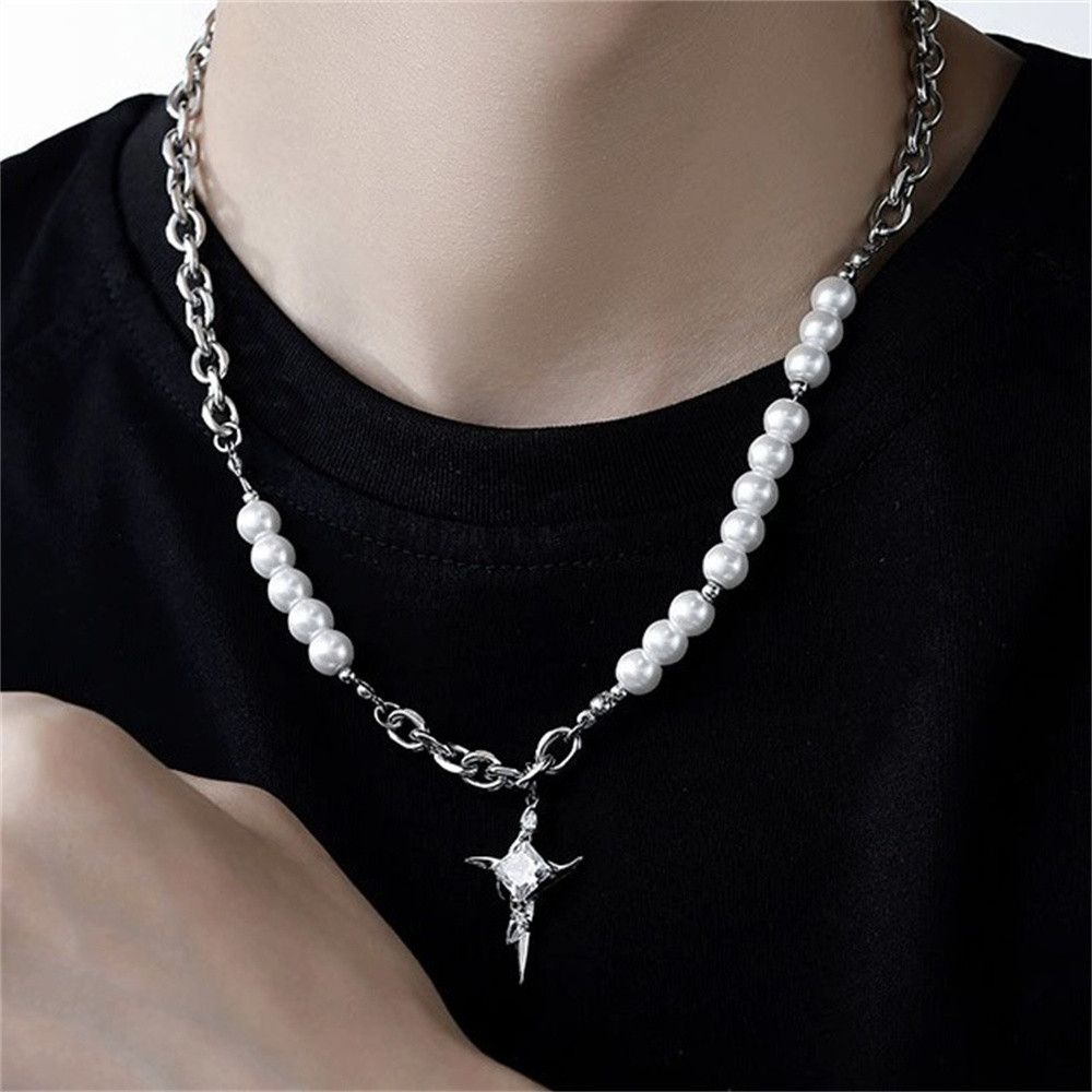 Other Zircon Cross Pendant Necklace Size ONE SIZE - 5 Thumbnail