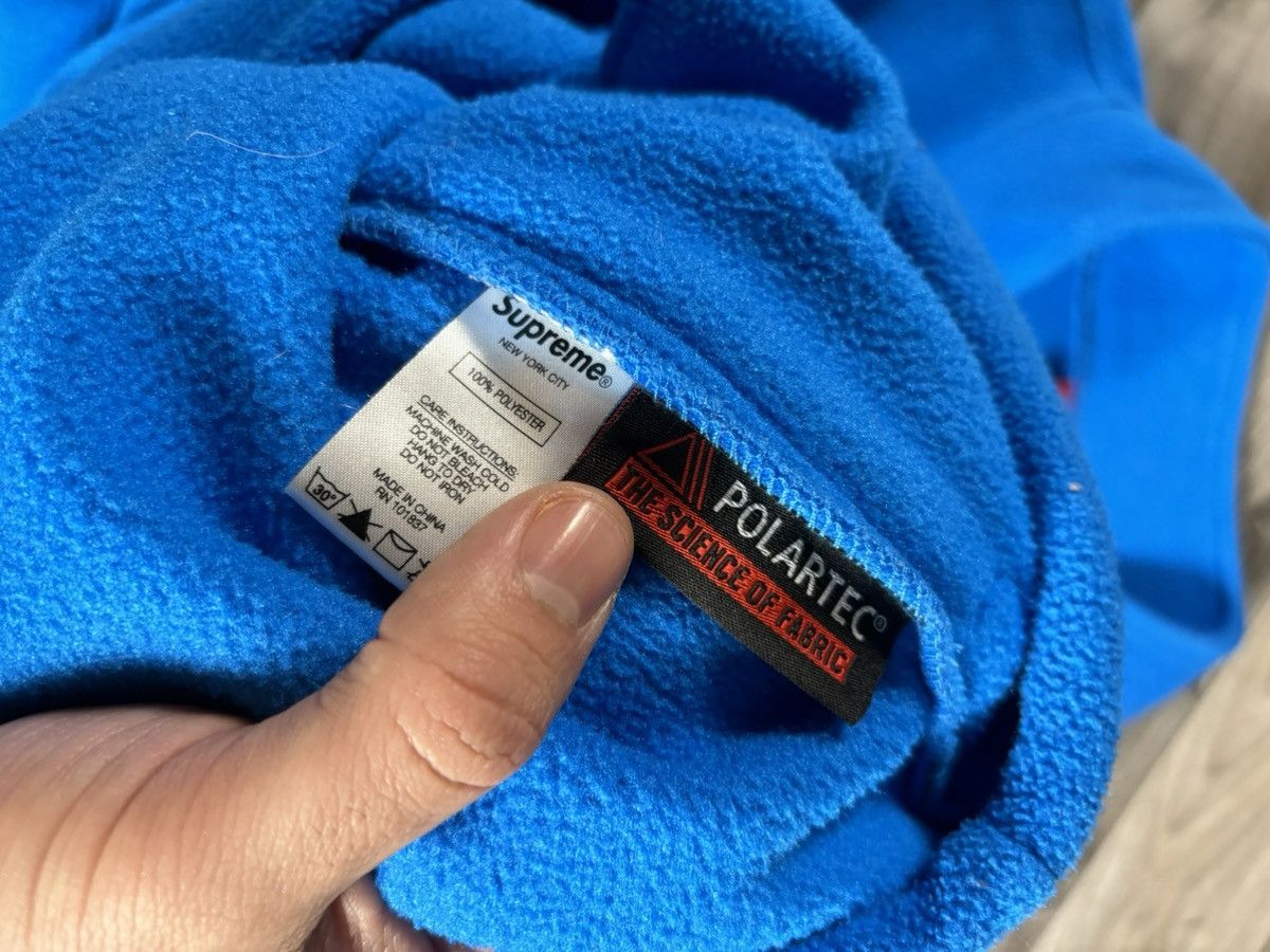 Supreme Supreme Polartec Half Zip Pullover Blue Size US XL / EU 56 / 4 - 7 Thumbnail