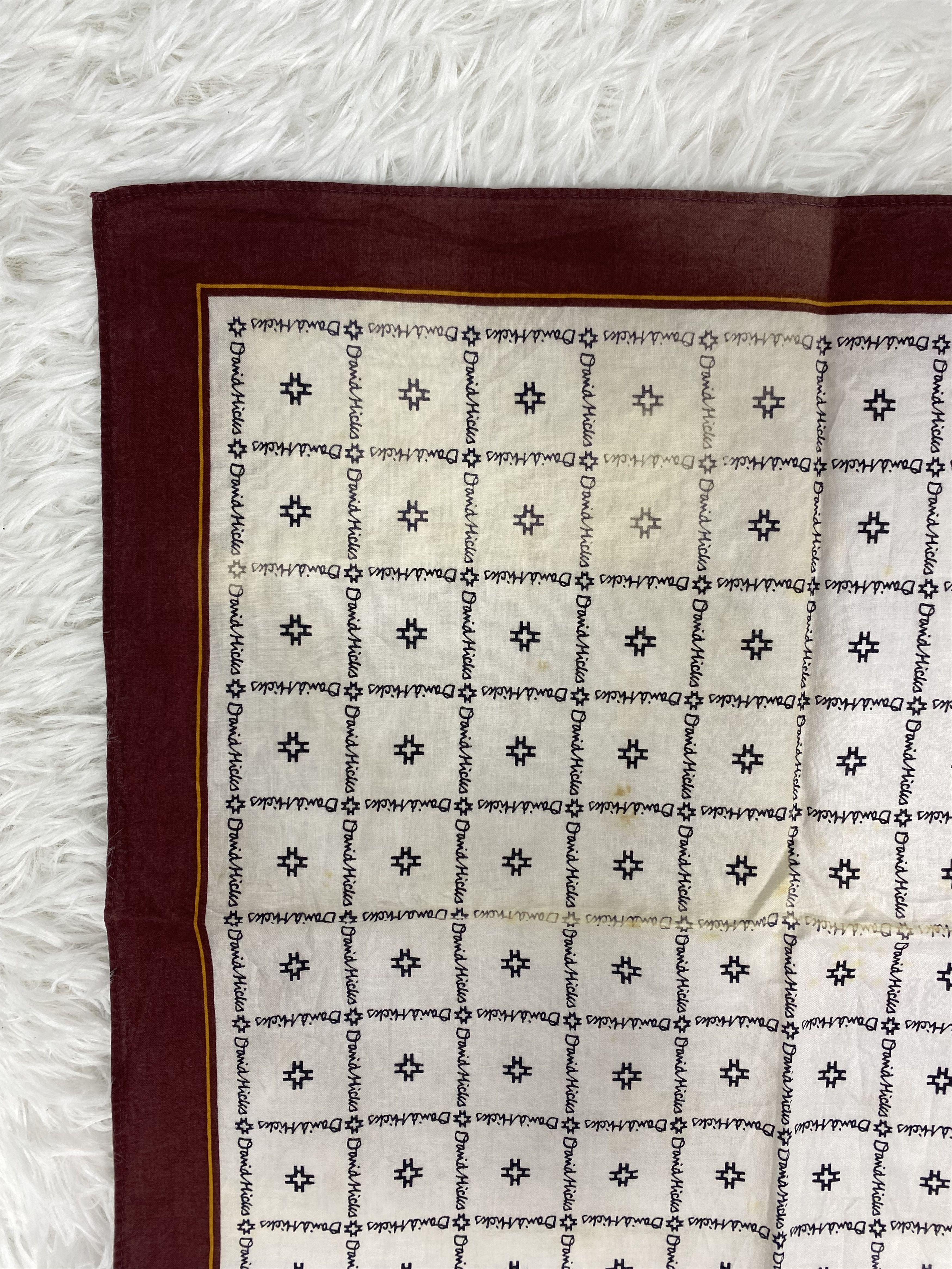 Designer × Vintage Vintage Damia Hicks Handkerchief Neckerchief PH0886 Size ONE SIZE - 4 Thumbnail