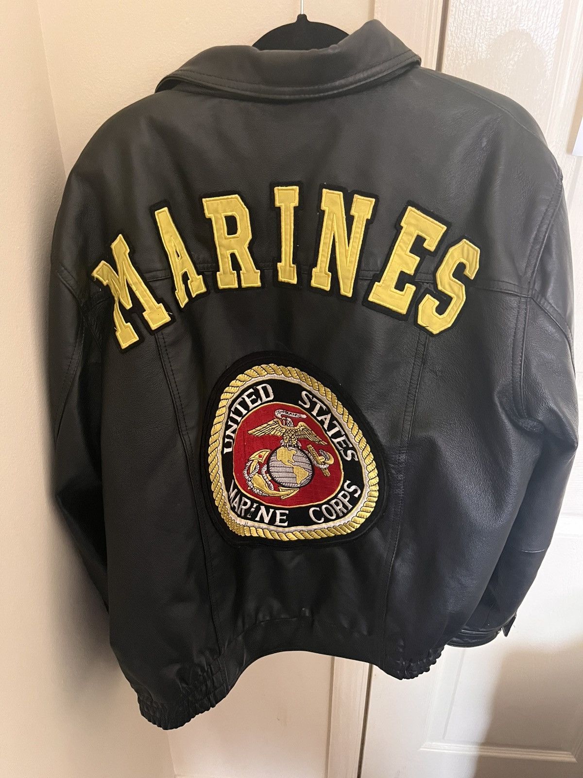 Other Marine Leather Jacket Size US M / EU 48-50 / 2 - 5 Thumbnail