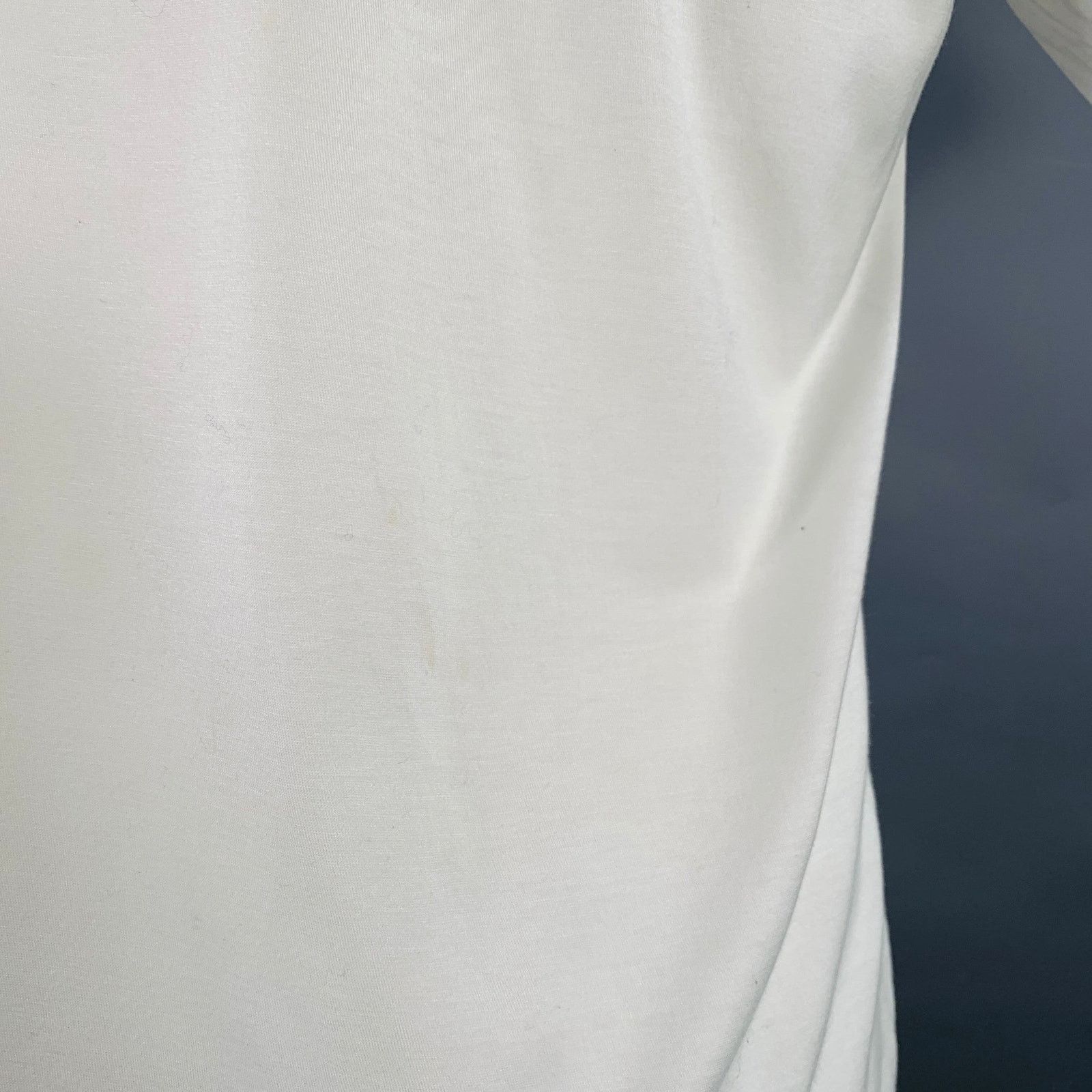 Ermenegildo Zegna ERMENEGILDO ZEGNA Size M White Cotton Short Sleeve T-shirt Size US M / EU 48-50 / 2 - 4 Thumbnail