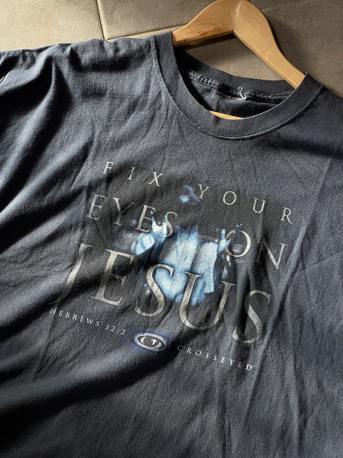 Band Tees 90’s Fix Your Eyes on Jesus Vintage t-shirt bible Kanye West Size US XL / EU 56 / 4 - 1 Thumbnail