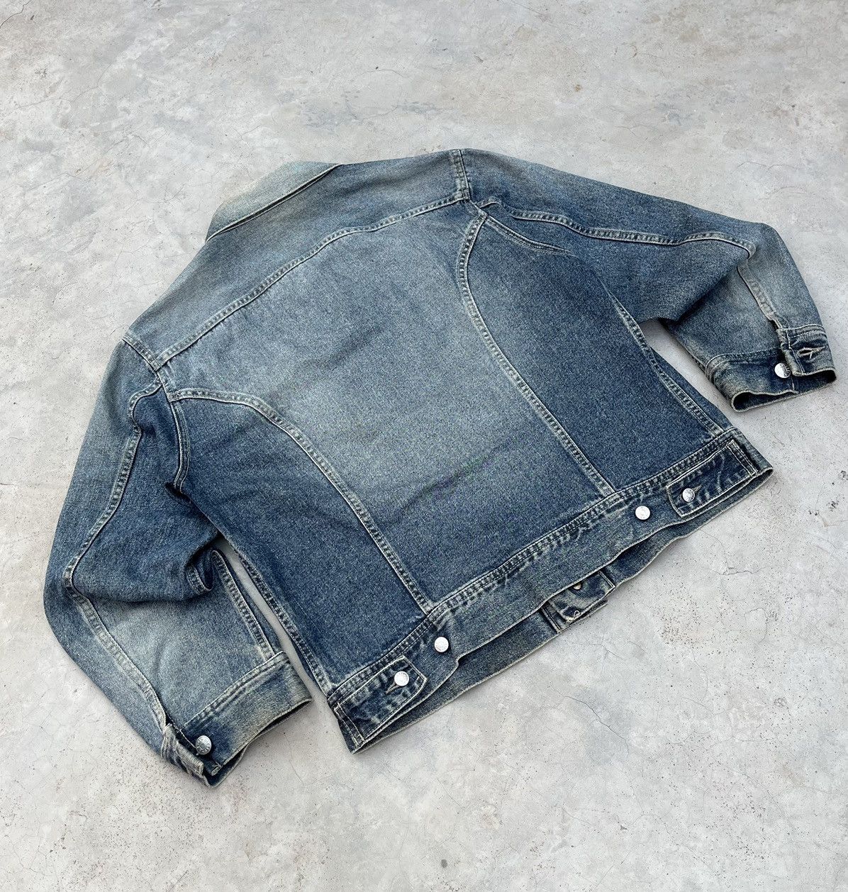 Diesel VINTAGE DIESEL ⛽️ CROPPED DENIM JACKET Size US XS / EU 42 / 0 - 11 Thumbnail