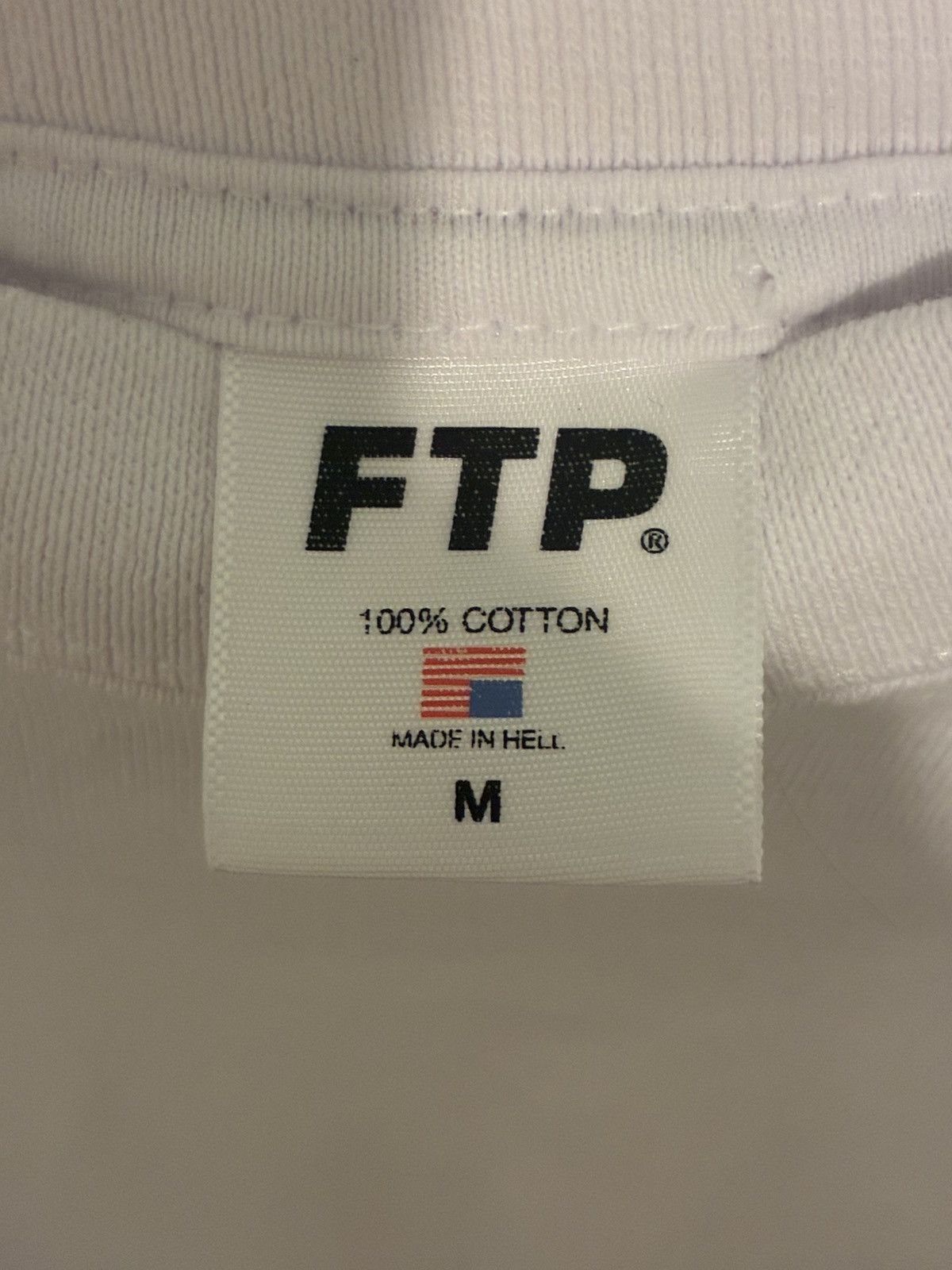 Fuck The Population FTP White Tee Size US M / EU 48-50 / 2 - 5 Thumbnail