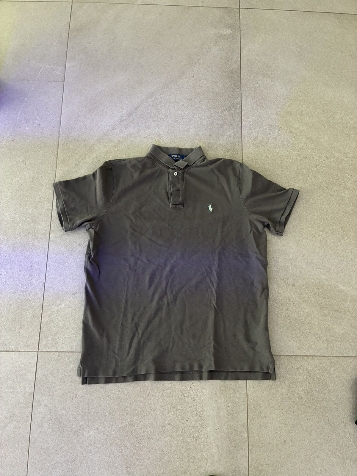 Polo Ralph Lauren Polo Ralph Lauren Gray Polo Shirt Classic Fit Size L Size US L / EU 52-54 / 3 - 1 Thumbnail