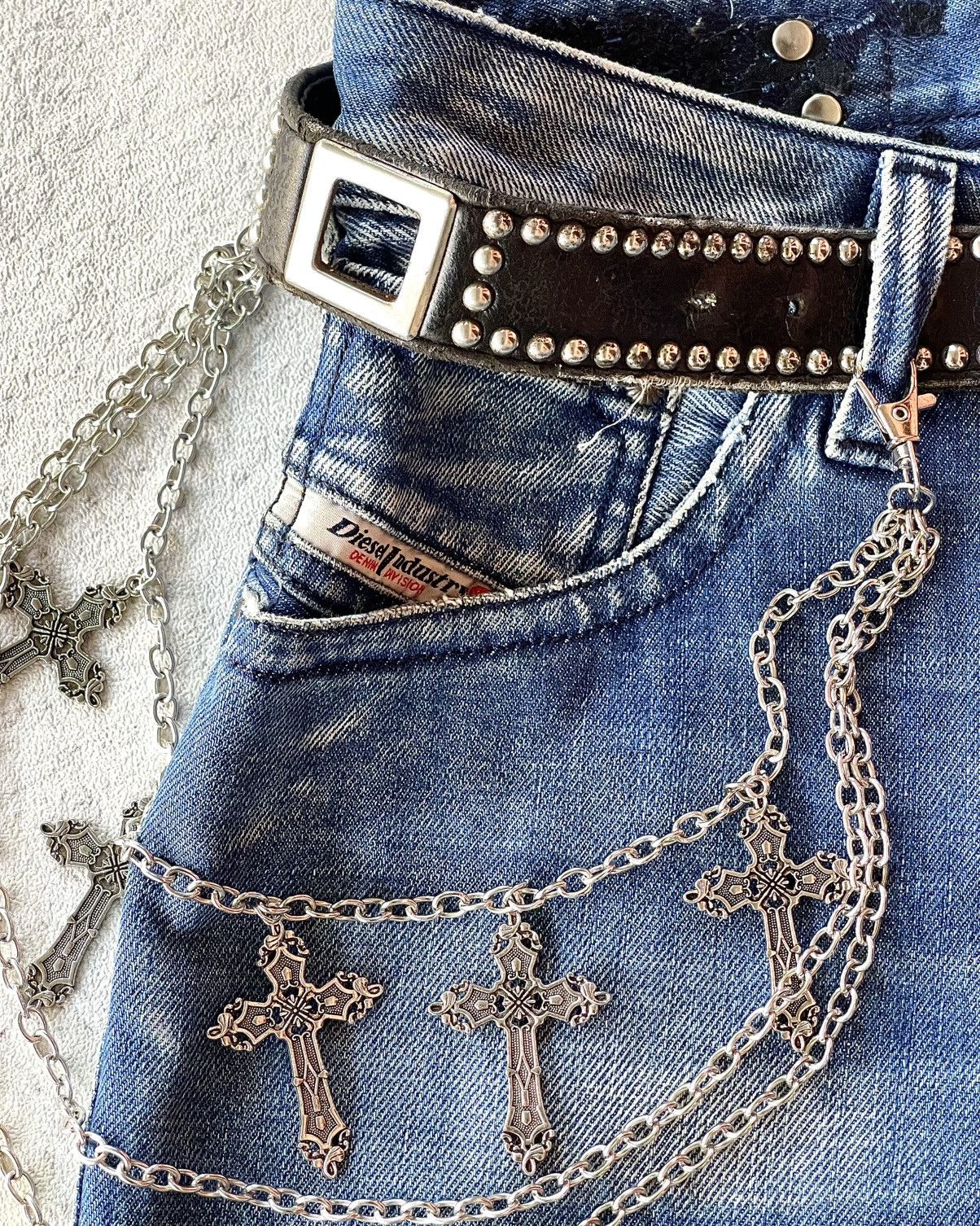 Diesel Distressed Diesel Zaf Special Flared Size US 31 - 3 Thumbnail