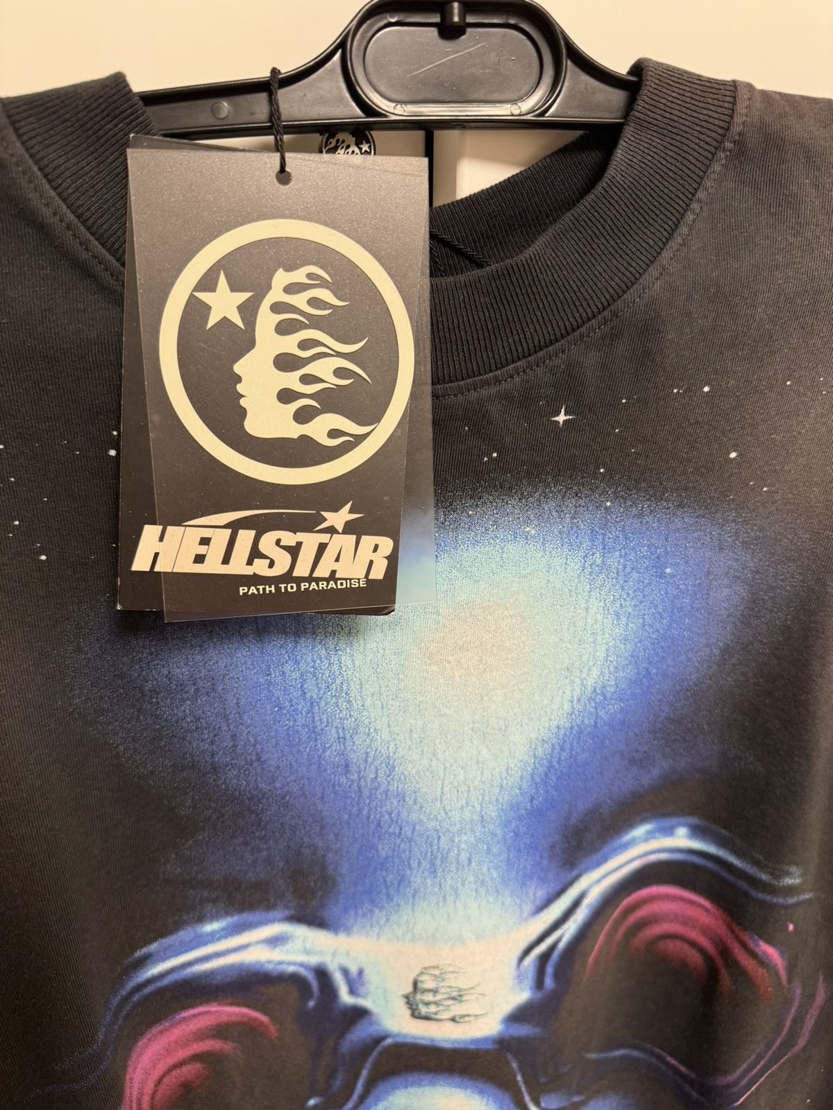 HELLSTAR Hellstar Goggle T-shirt 'black/blue' Size US M / EU 48-50 / 2 - 6 Thumbnail