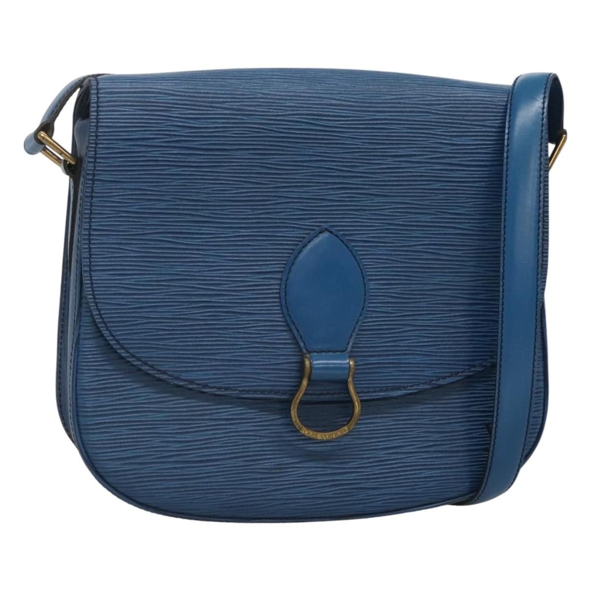 Louis Vuitton LOUIS VUITTON Epi Saint Cloud GM Shoulder Bag Toledo Blue Size ONE SIZE - 1 Thumbnail