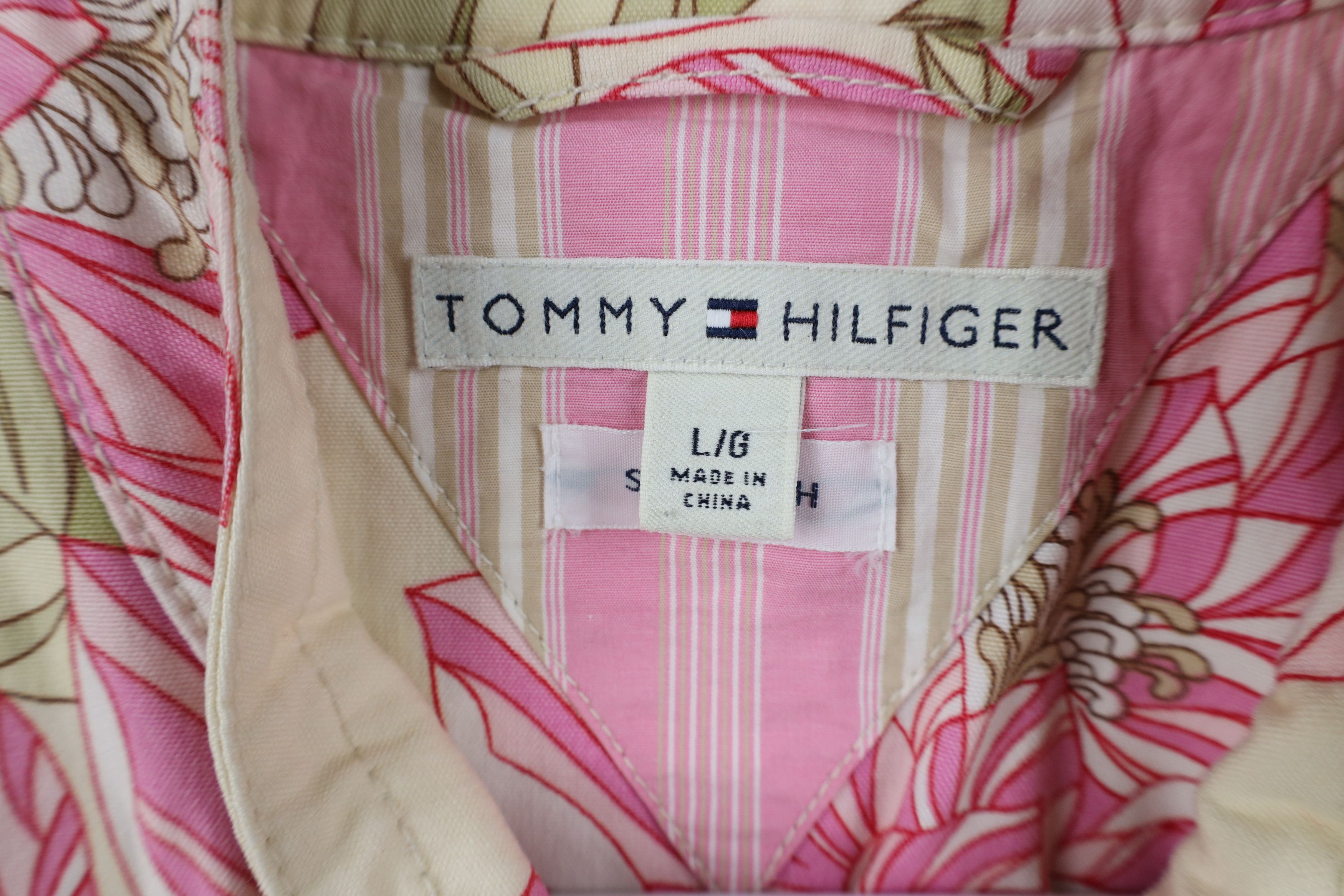 Tommy Hilfiger Vintage Y2K Tommy Hilfiger Flower Kimono Style Jacket Size L / US 10 / IT 46 - 8 Thumbnail