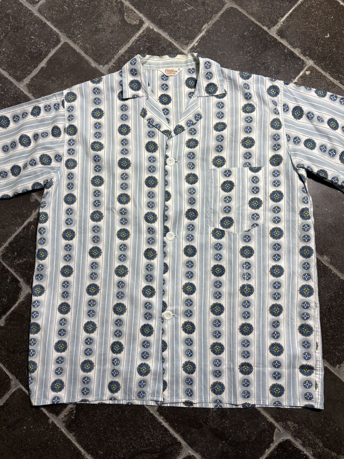 Vintage True Vintage Pajama Set 1960s Two Piece Matching Suit Sleep Size US 34 / EU 50 - 5 Thumbnail