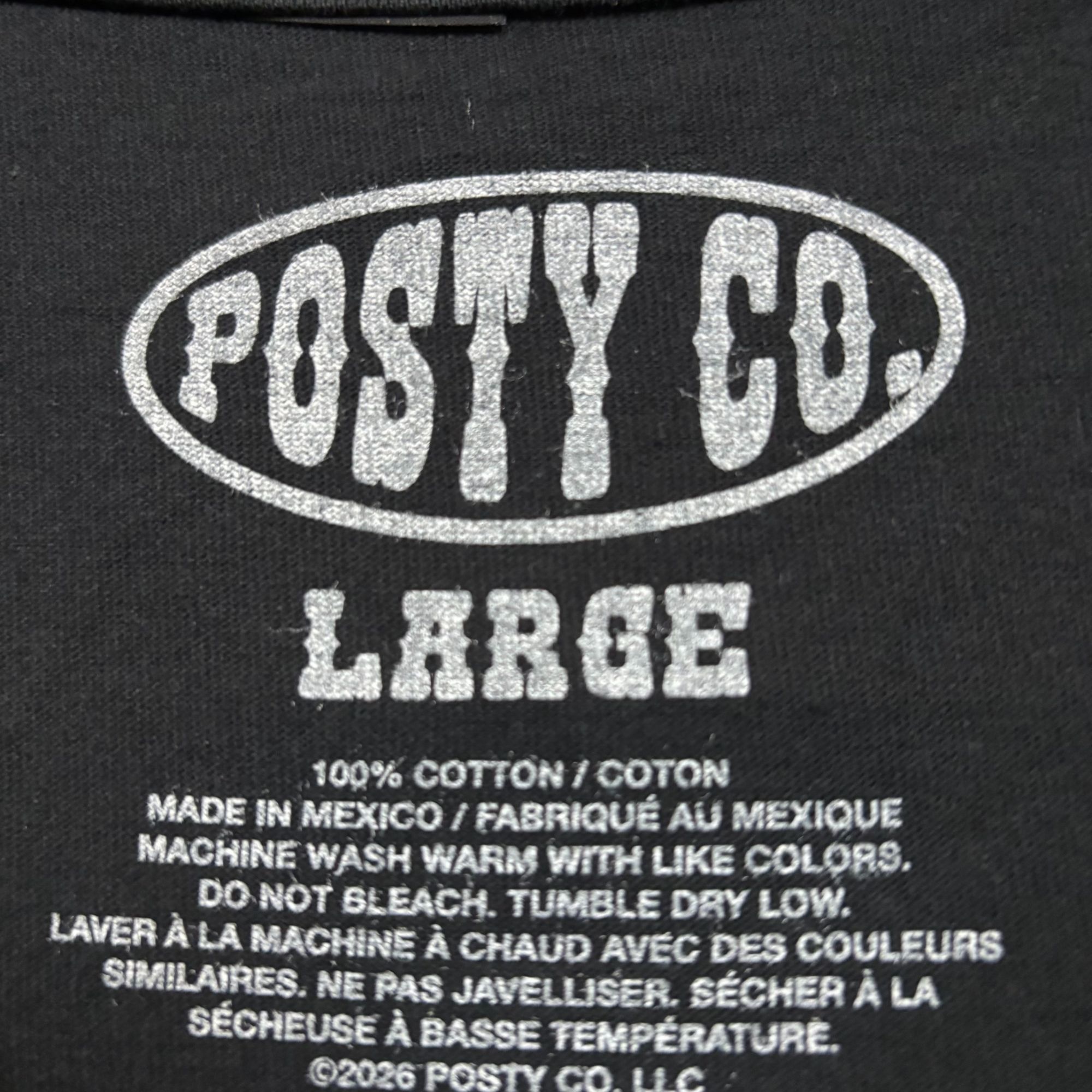 Other Post Malone Posty Co Shiny Rodeo Cowboy Belt Buckle Tee L Size US L / EU 52-54 / 3 - 4 Thumbnail