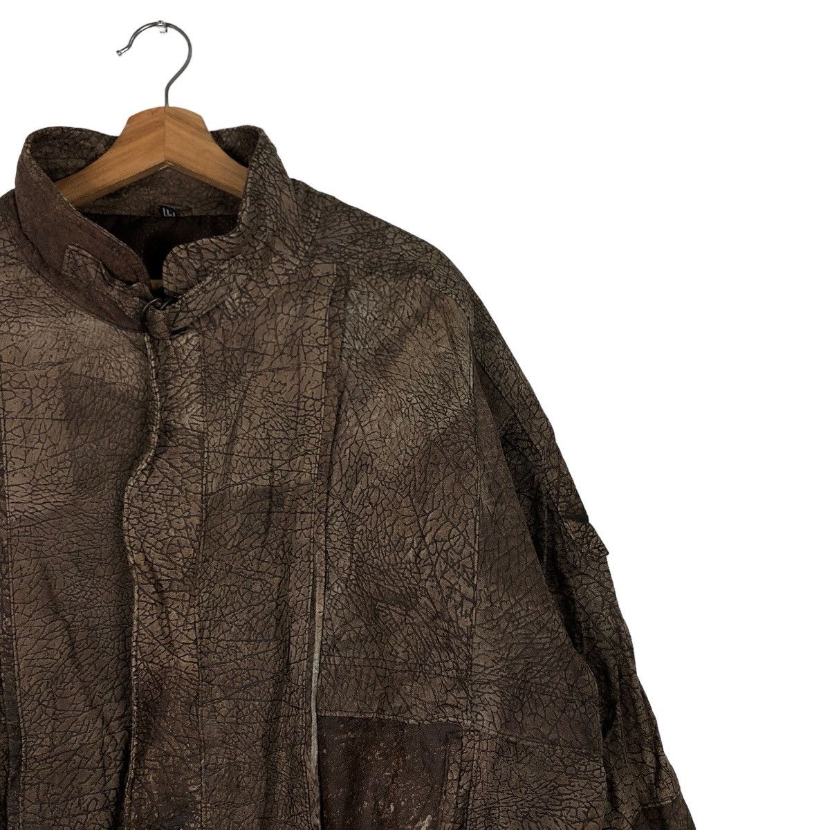 Genuine Leather 🔥Vtg Fly Bomber Leather Jacket Bondage Design Inspector Size US L / EU 52-54 / 3 - 6 Thumbnail