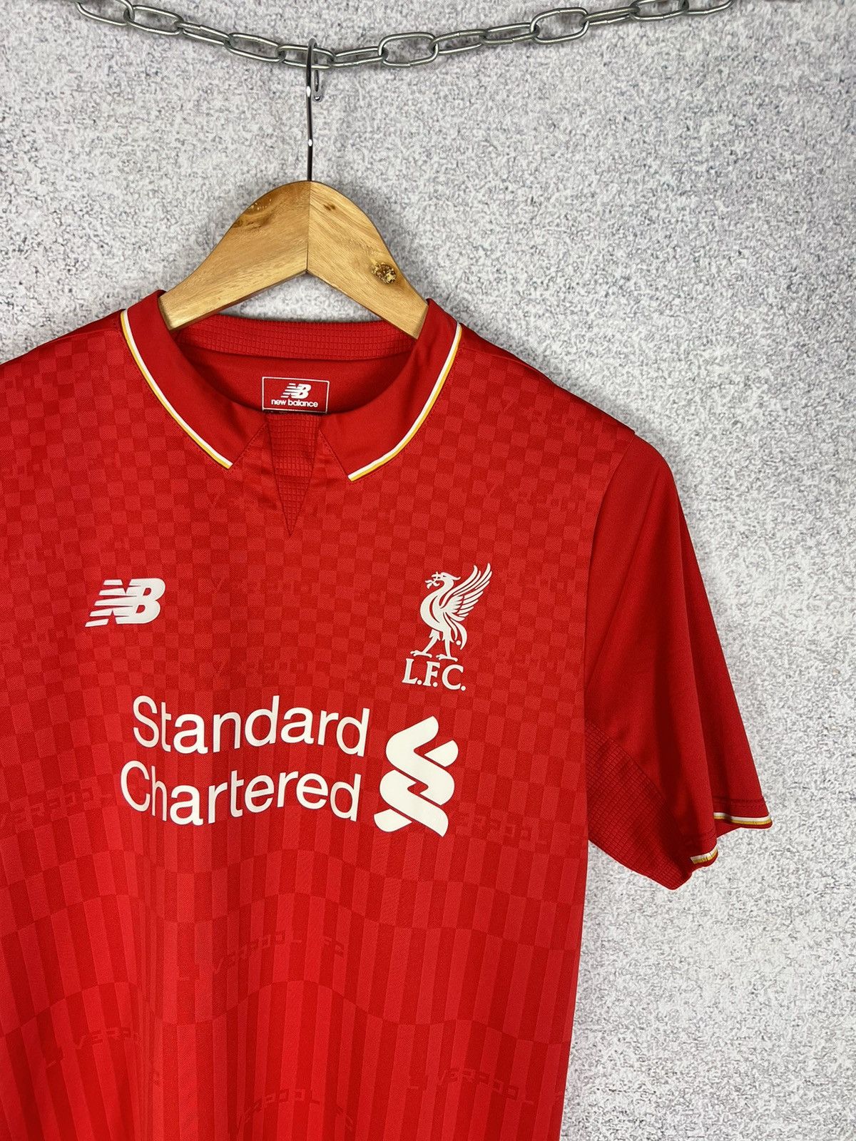 Other FC Liverpool 2015 2016 Home New Balance Soccer Jersey Shirt Size US S / EU 44-46 / 1 - 2 Thumbnail