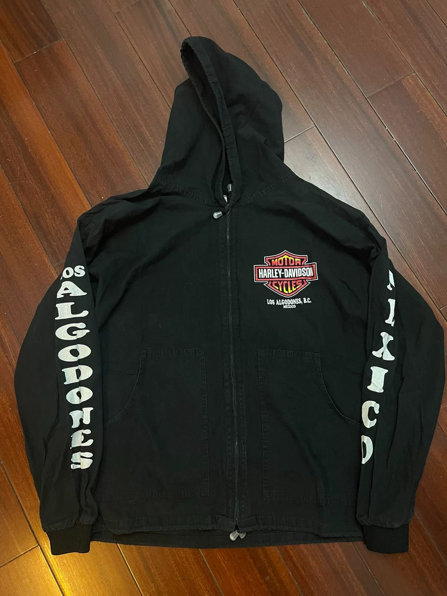 Vintage Vintage Harley Davidson Black Hoodie Size US XS / EU 42 / 0 - 1 Thumbnail