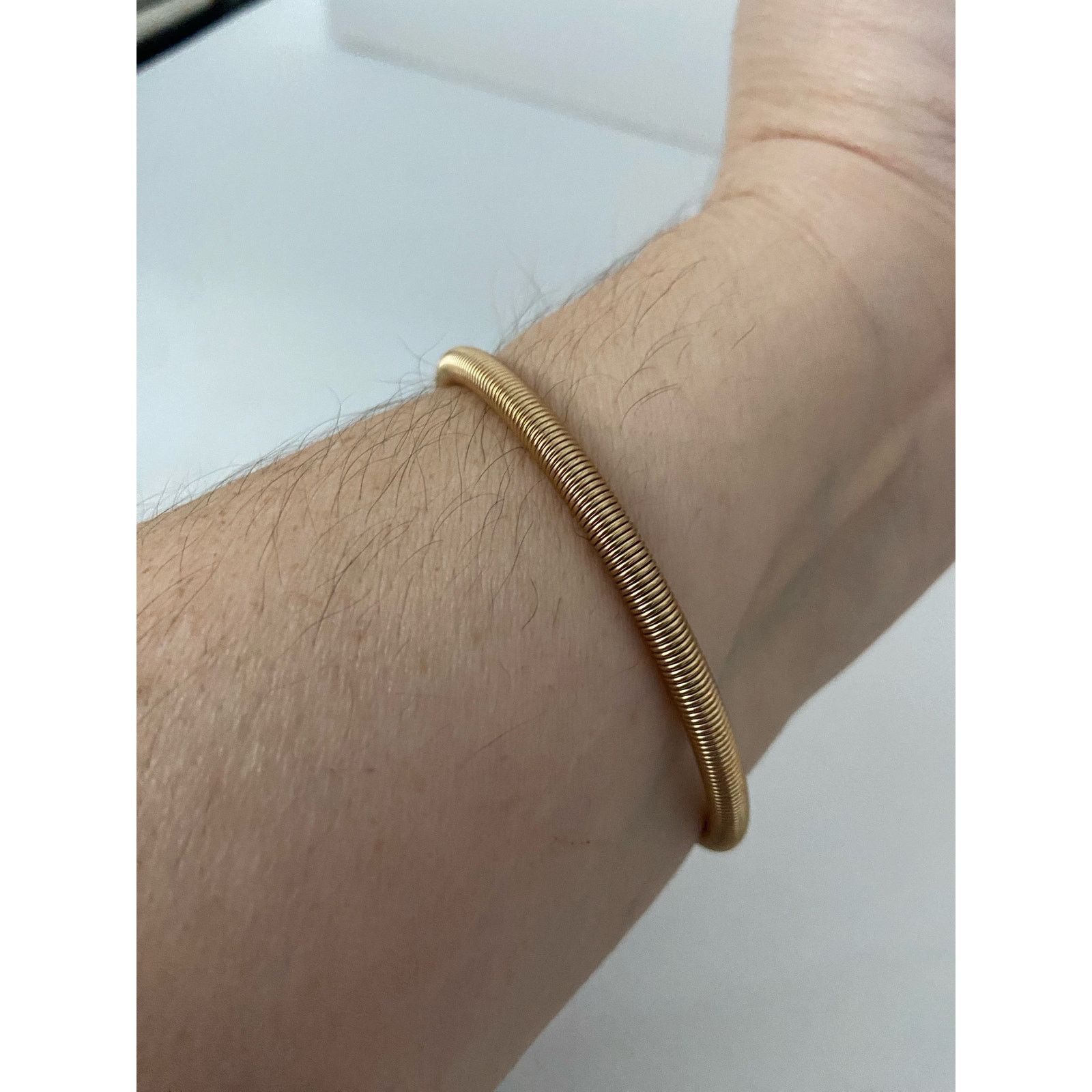 Other Mesh bangle bracelet gold tone Size ONE SIZE - 2 Thumbnail