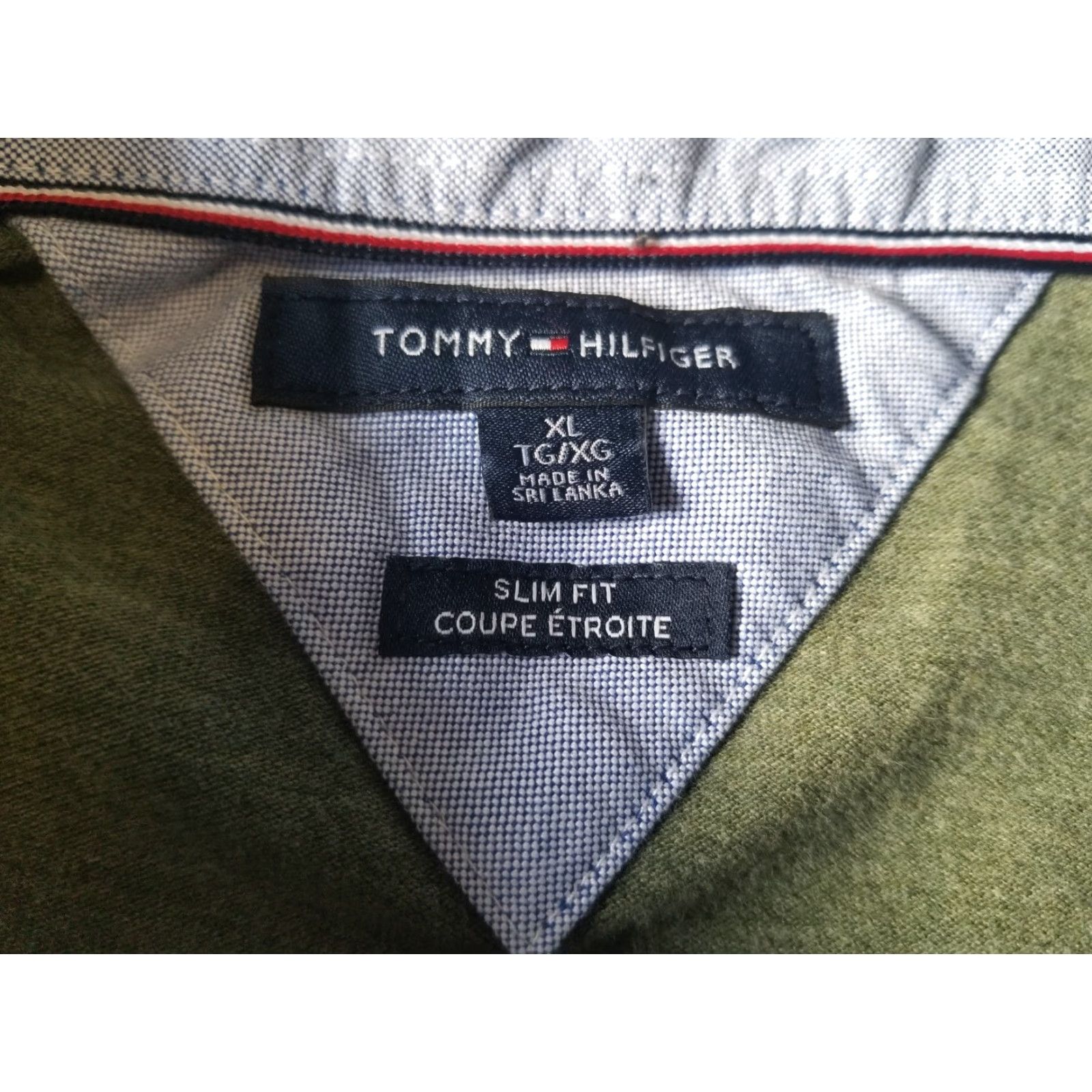 Tommy Hilfiger Tommy Hilfiger Polo Shirt Short Sleeve Collared XL Slim Fit Green See measurements Mens Polo Shirt XL Slim Fit Green Size US XL / EU 56 / 4 - 6 Thumbnail