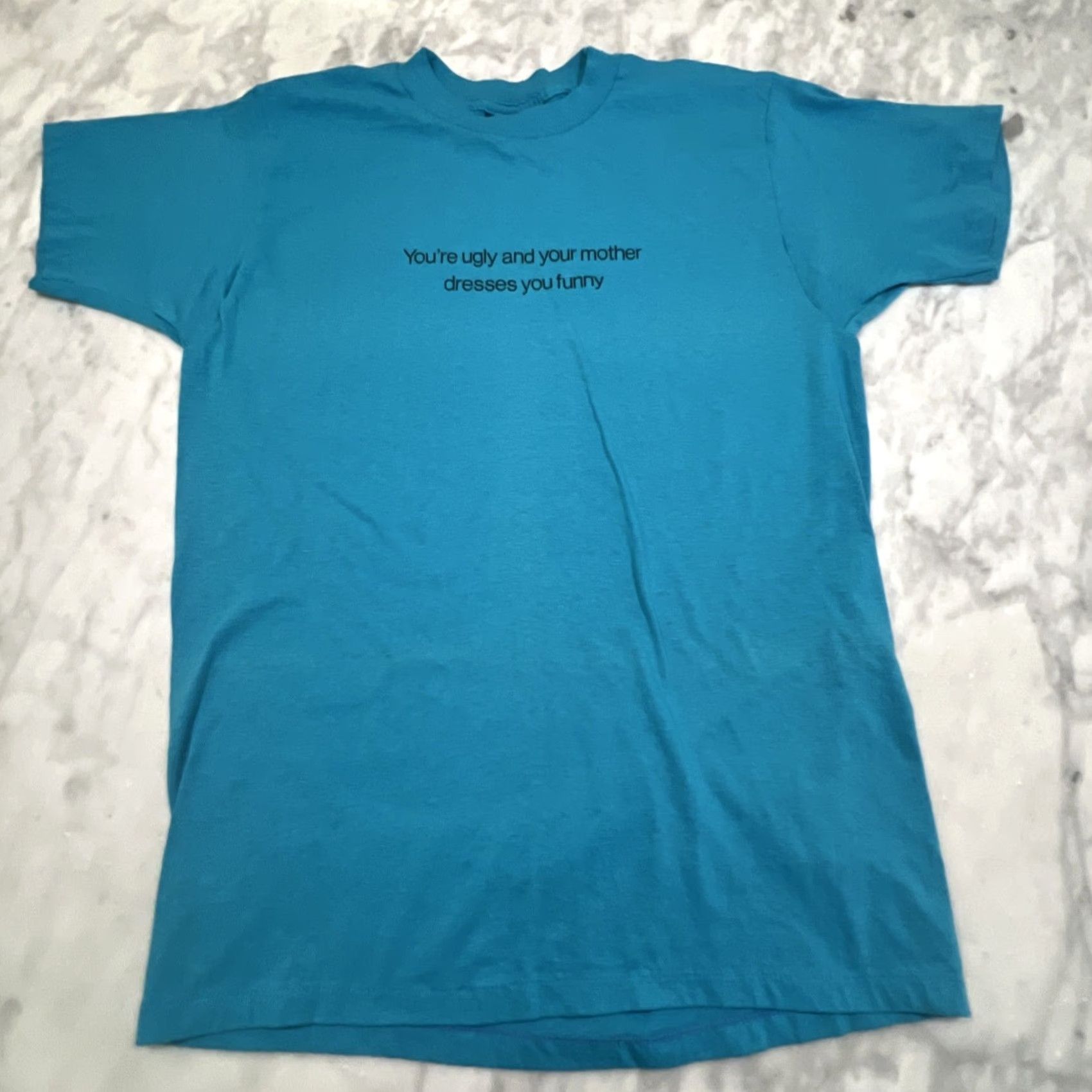 MOTHER VINTAGE Nike Shirt XL 1990s Blue Short Sleeve Graphic Tee Mens Ladies? Size US XL / EU 56 / 4 - 2 Thumbnail