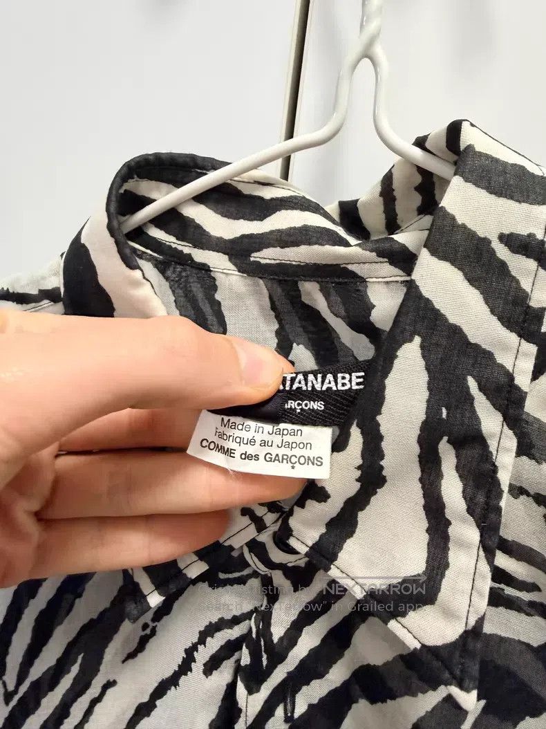 Junya Watanabe Junya Watanabe Zebra Print Long Shirt Size S / US 4 / IT 40 - 4 Thumbnail