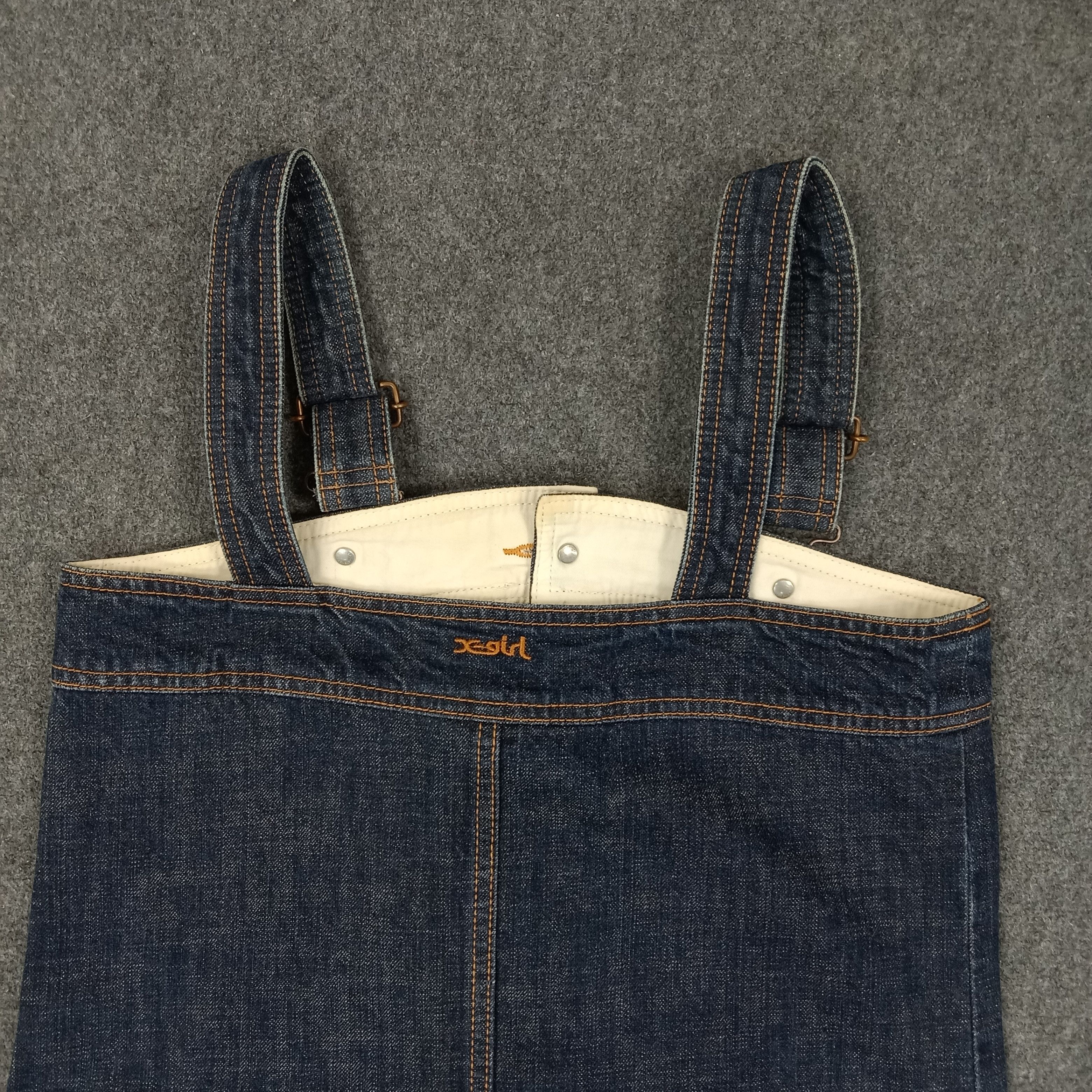 Japanese Brand Vintage X-girl Japanese Brand Denim Overall Jeans C235N20 Size US 36 / EU 52 - 6 Thumbnail