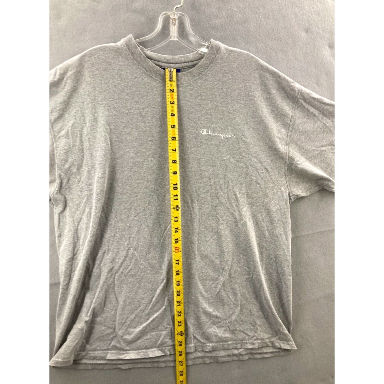 Champion Champion T-Shirt Mens Large Gray Jersey Tee Logo Y2K Sports Crewneck Size US L / EU 52-54 / 3 - 4 Thumbnail