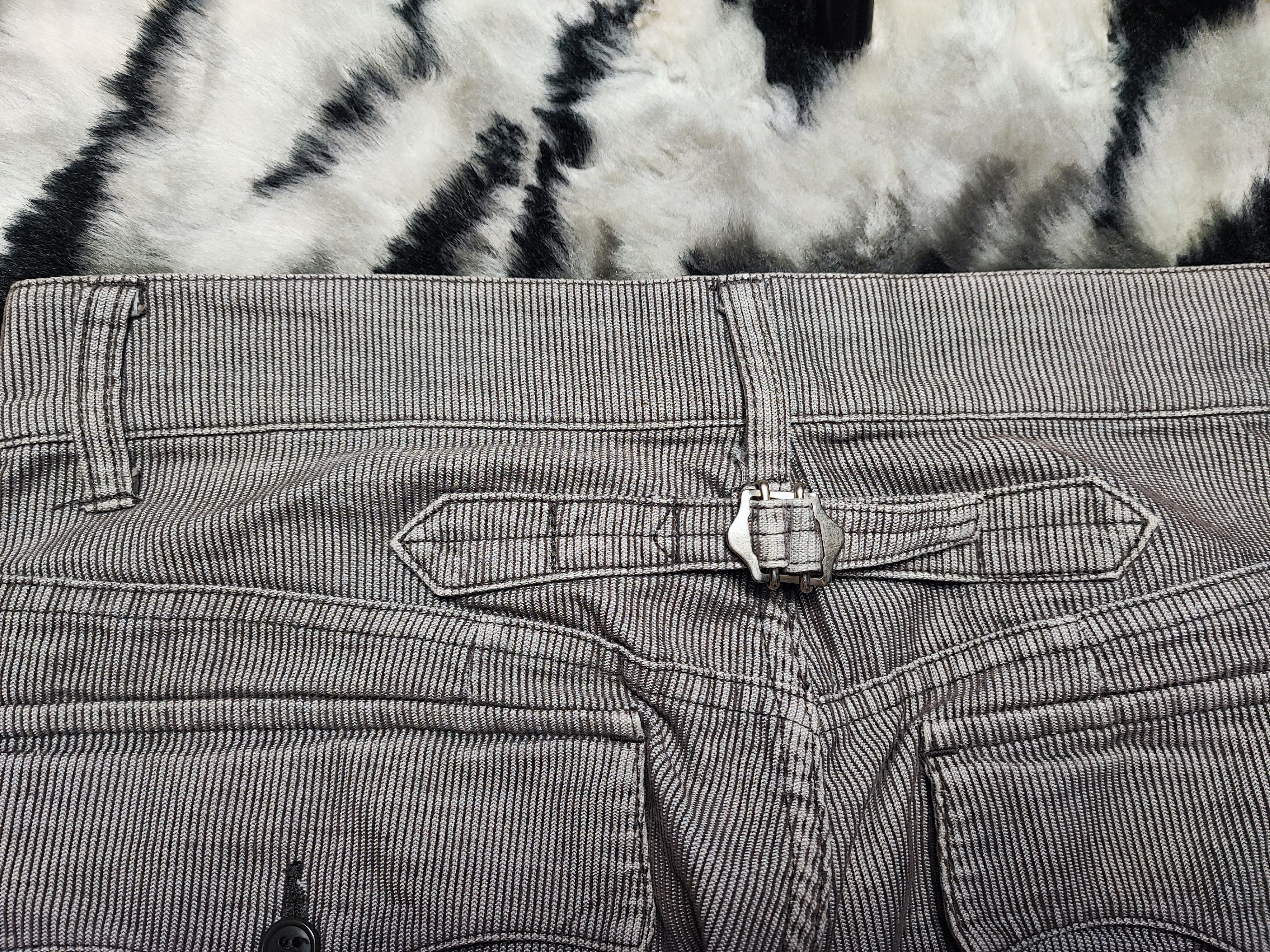 CABANE de ZUCCa Archive CABANE de Zucca Striped Workwear Buckle Back 31x28 Size US 31 - 15 Thumbnail