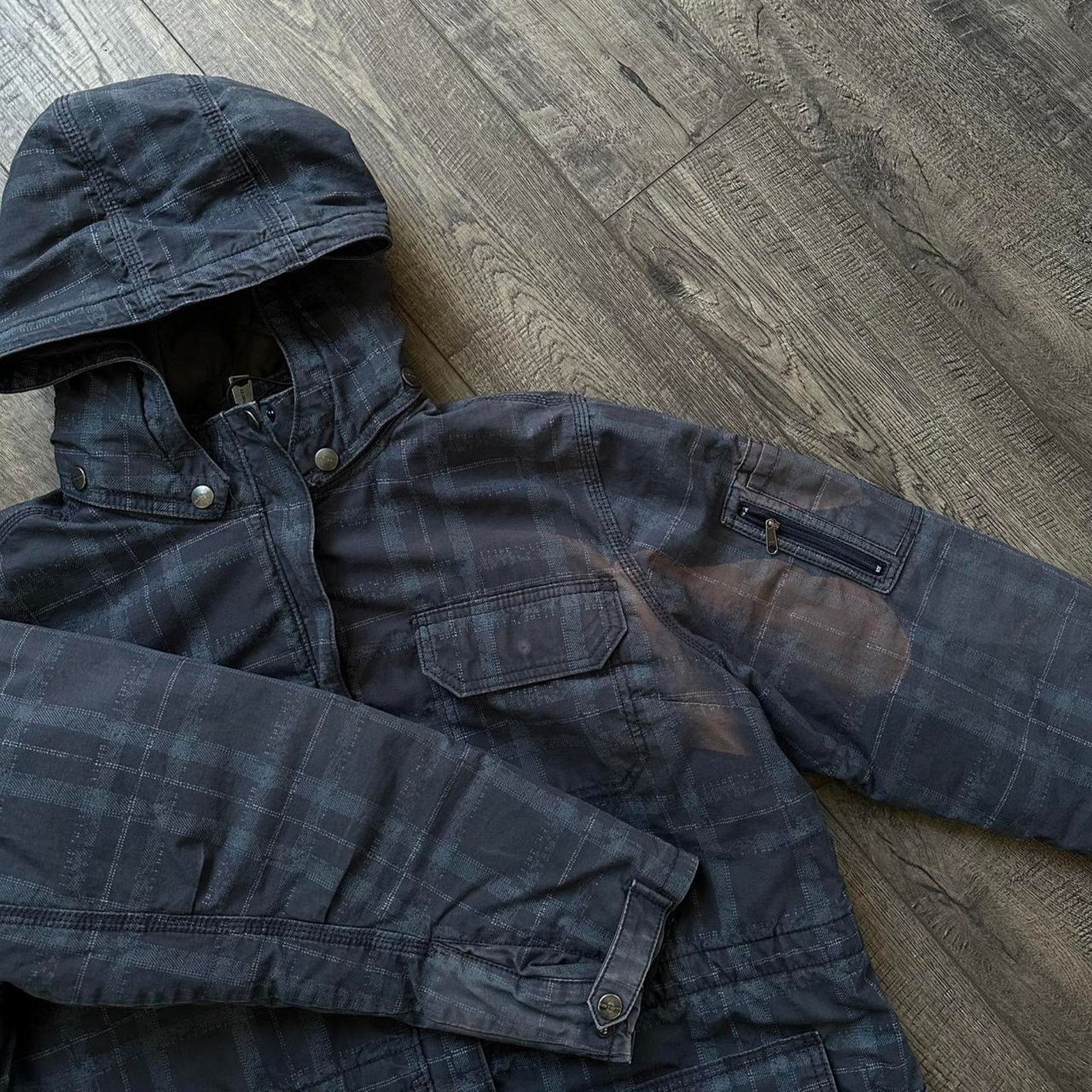 Carhartt Vintage 00s Carhartt Plaid Pocket Winter Ski Coat Jacket Size XL / US 12-14 / IT 48-50 - 3 Thumbnail
