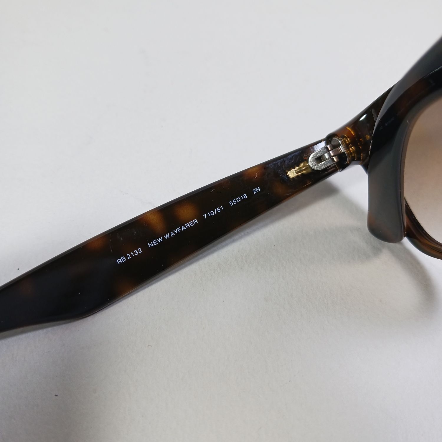RayBan Ray Ban RB2132 Tortoise Brown New Wayfarer Sunglasses w/Case Size ONE SIZE - 11 Thumbnail