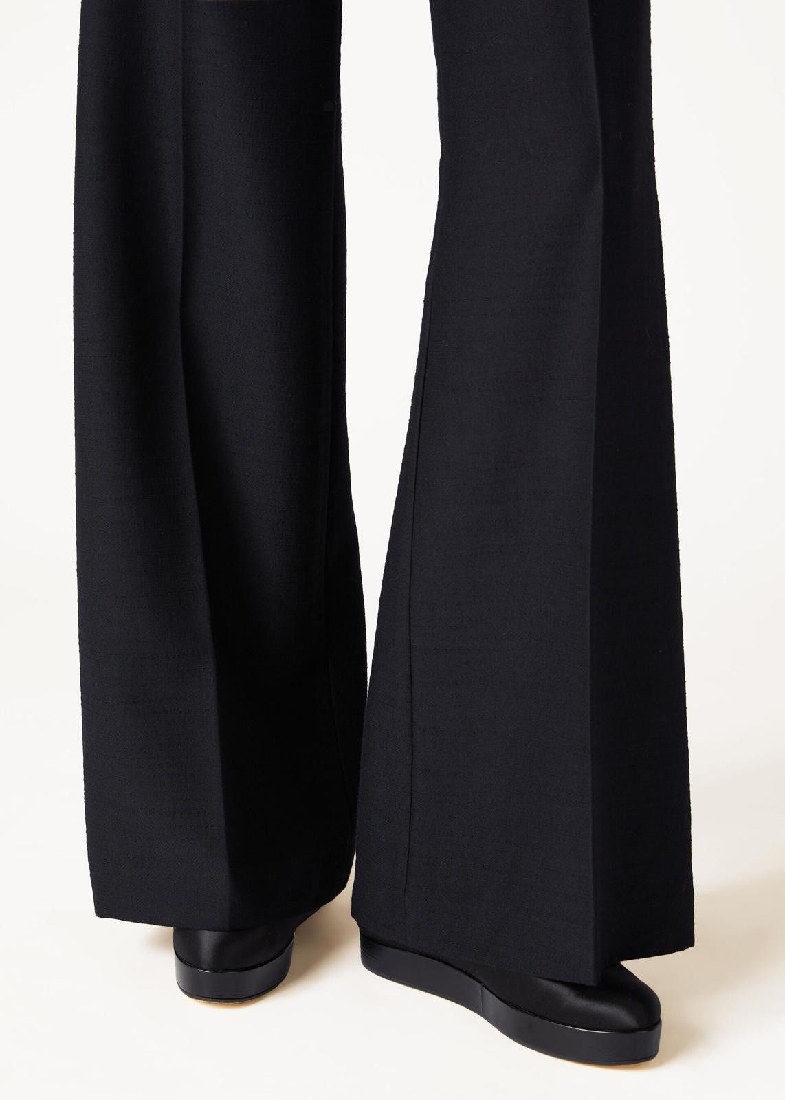 Loro Piana o1srvl11e0425 FAN9783 Emmit Trouser in Black Size 27" / US 4 / IT 40 - 4 Thumbnail