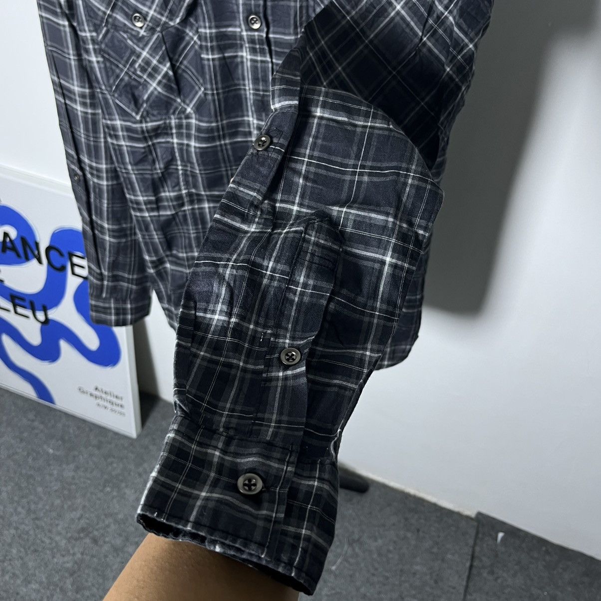 Japanese Brand Vintage Edge Plaid Flannel Made In Japan Button Up Shirt Size US M / EU 48-50 / 2 - 4 Thumbnail