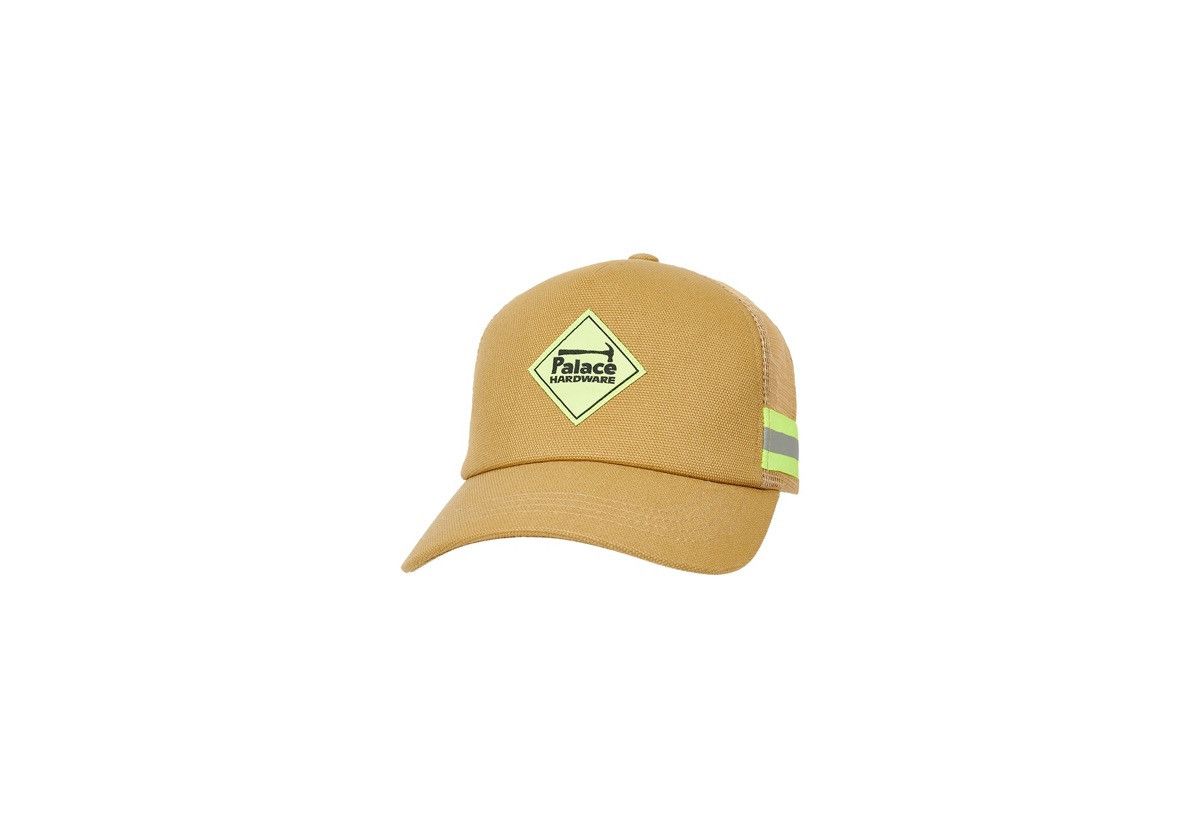 Palace Palace Hardware Trucker Khaki Hat Cap SnapBack One Size Size ONE SIZE - 1 Thumbnail