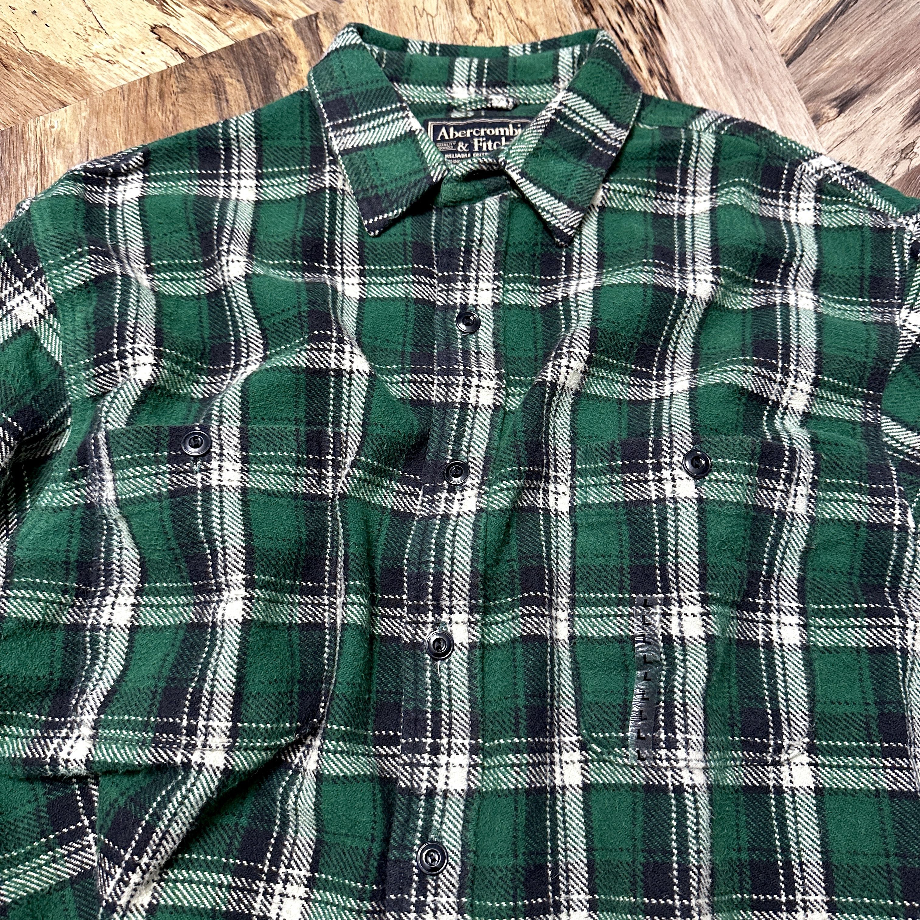 Abercrombie & Fitch 90s Abercrombie & Fitch Reliable Outdoor Goods Flannel Size US L / EU 52-54 / 3 - 6 Thumbnail