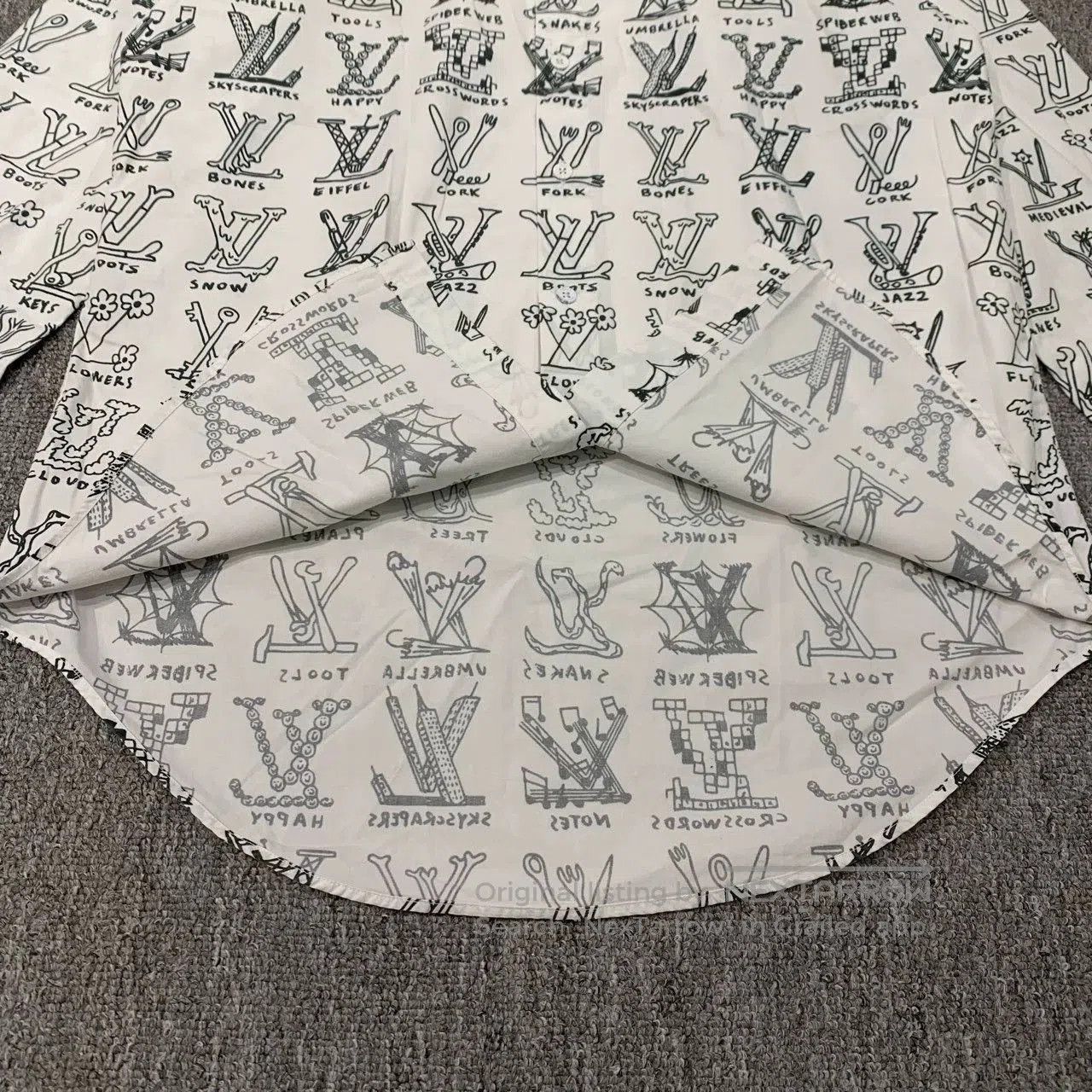 Louis Vuitton lv printed long sleeve shirt jacket. Size US S / EU 44-46 / 1 - 9 Thumbnail